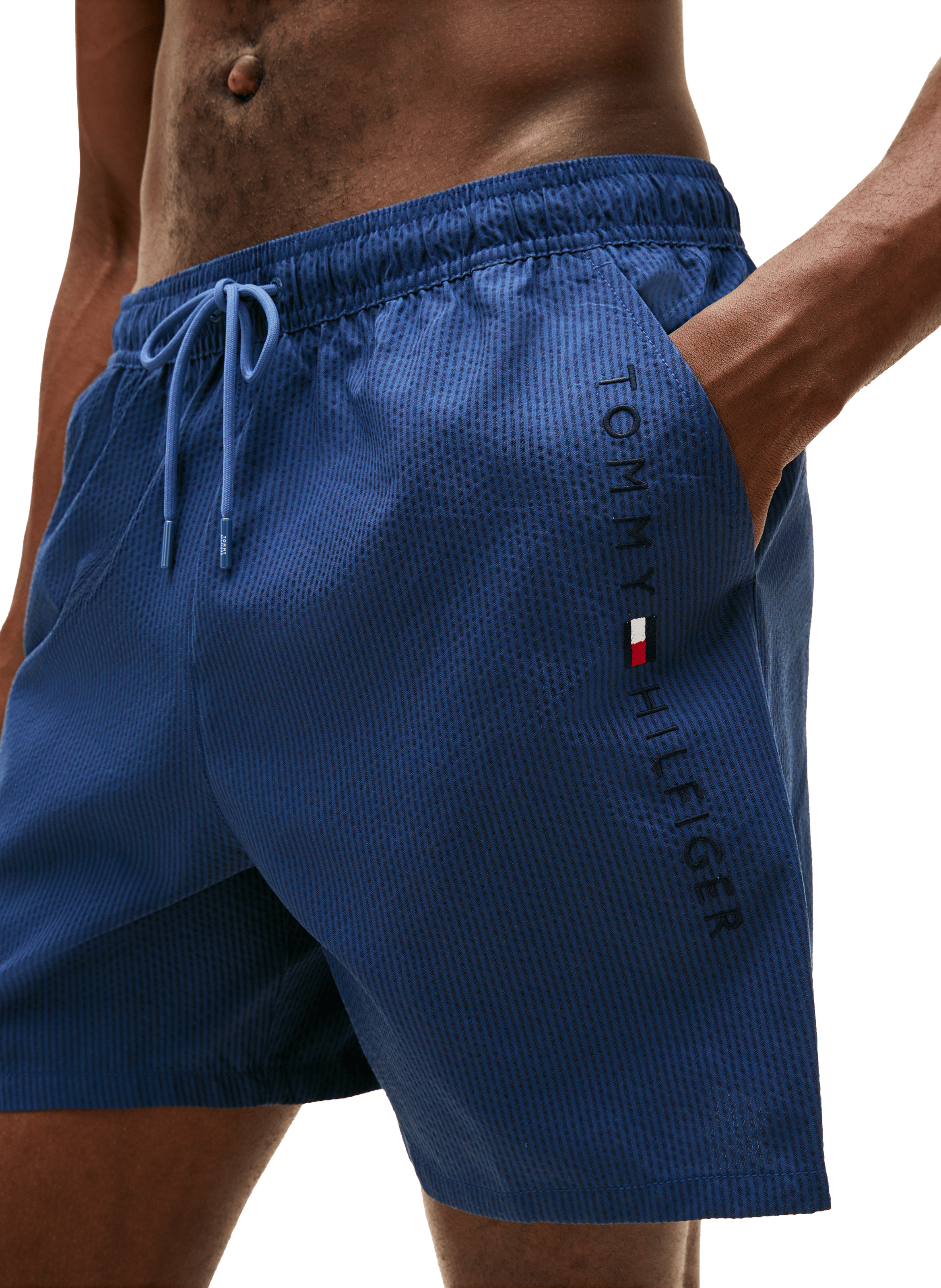 Short de bain uni TOMMY HILFIGER Bleu