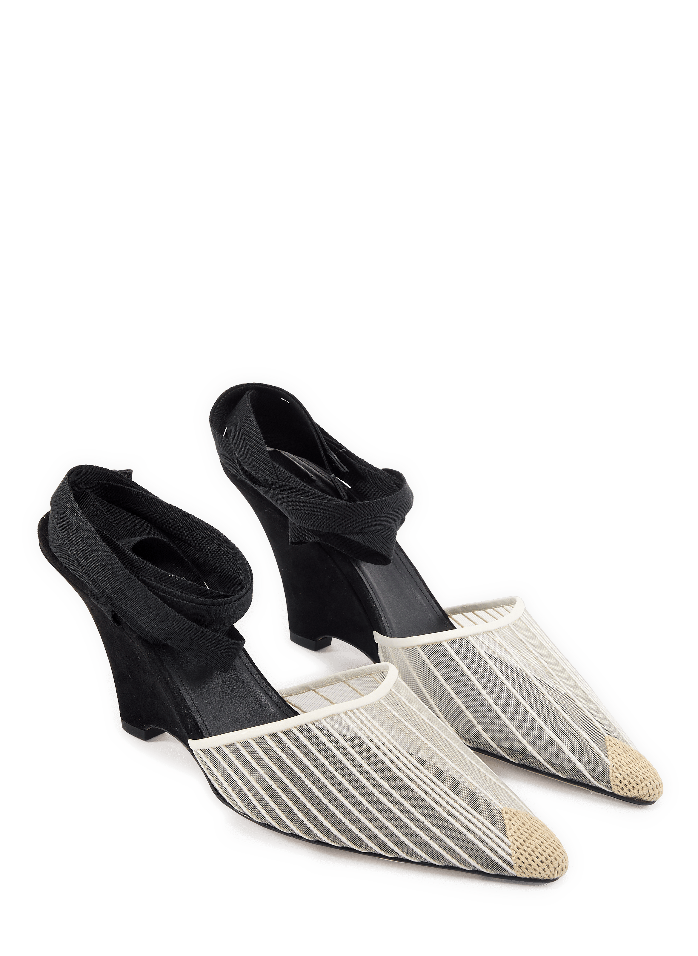 Les Espadrilles hautes en cuir  JACQUEMUS Blanc