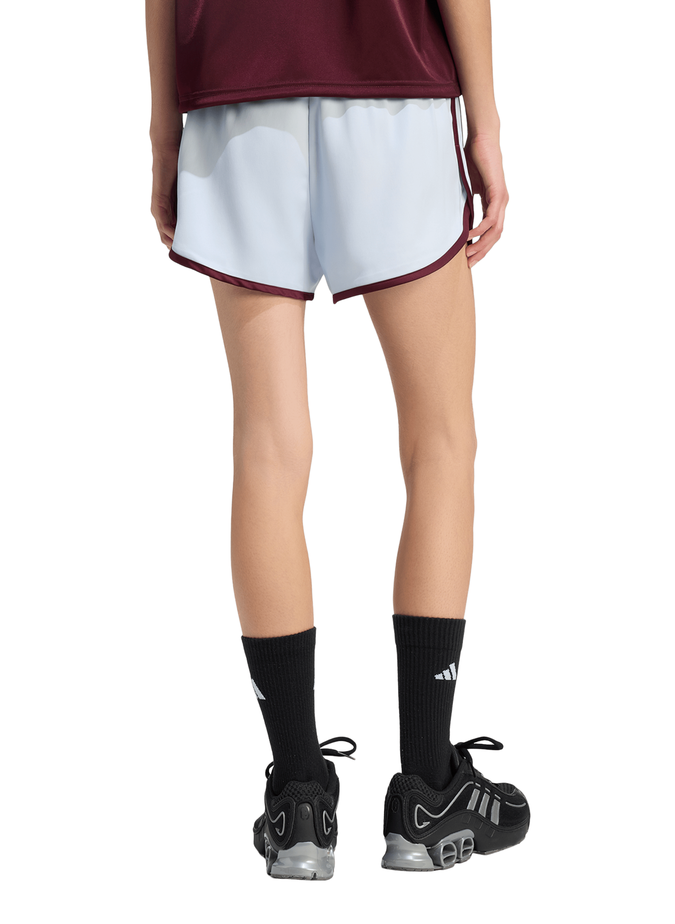 Short ample with logo ADIDAS Blue