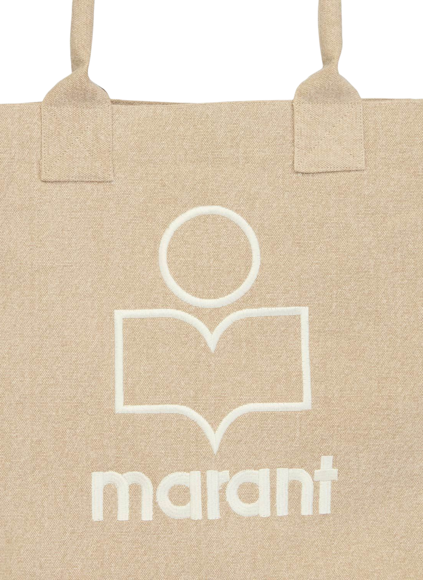 Yenky logo cotton small tote bag ISABEL MARANT Beige