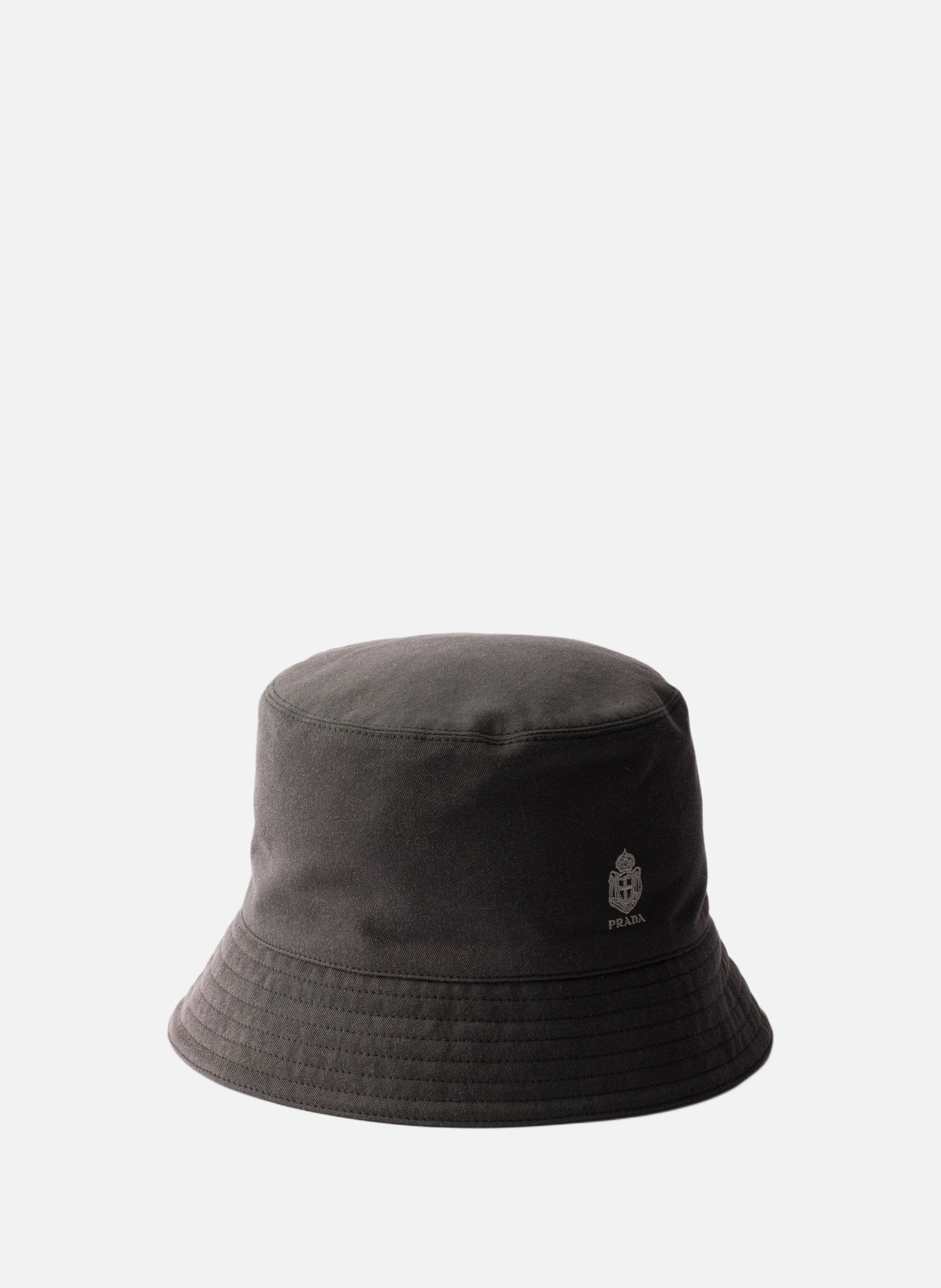 Ancien bob en gabardine PRADA Noir