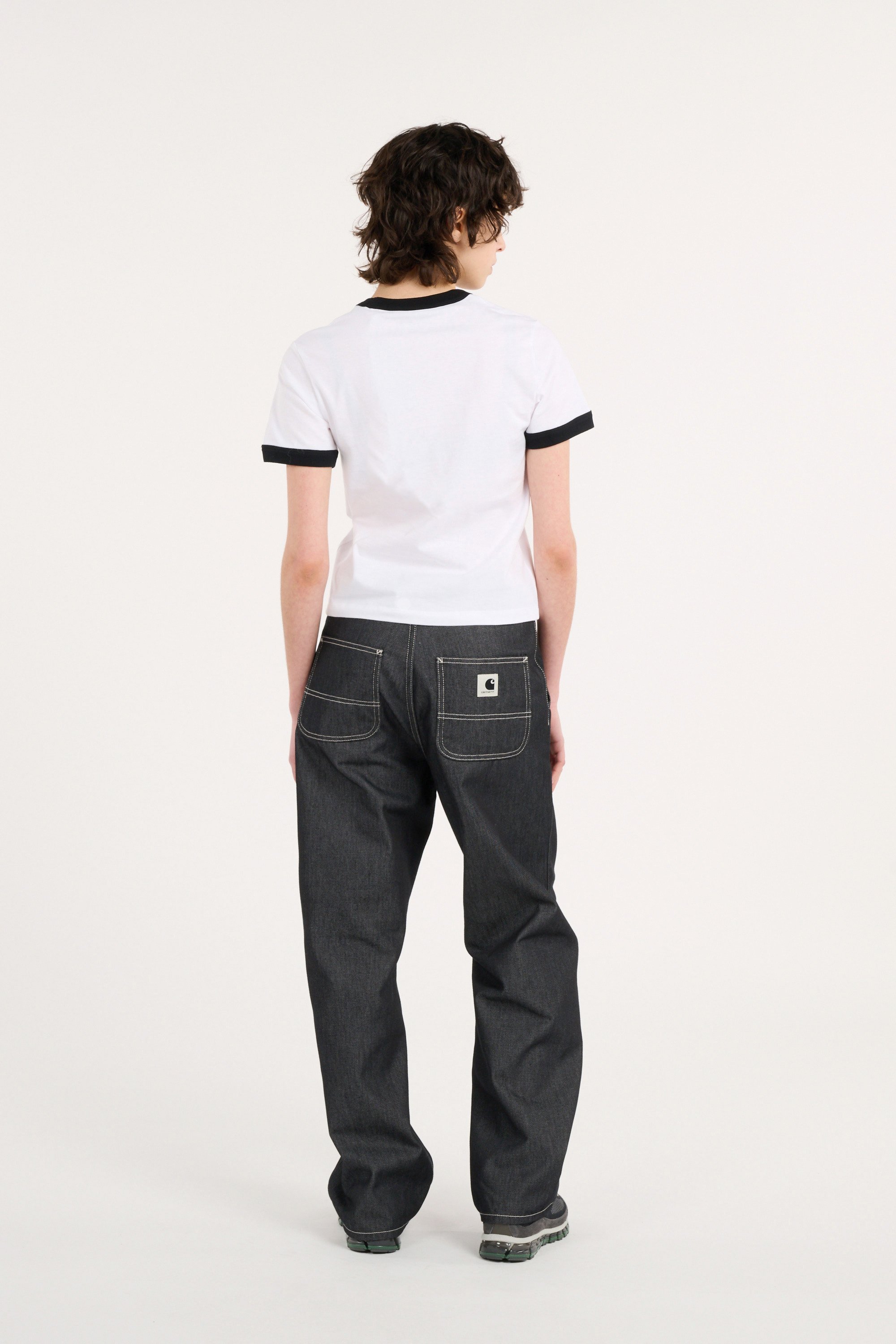 T-shirt w' s/s ip ringer t-shirt CARHARTT WIP Blanc