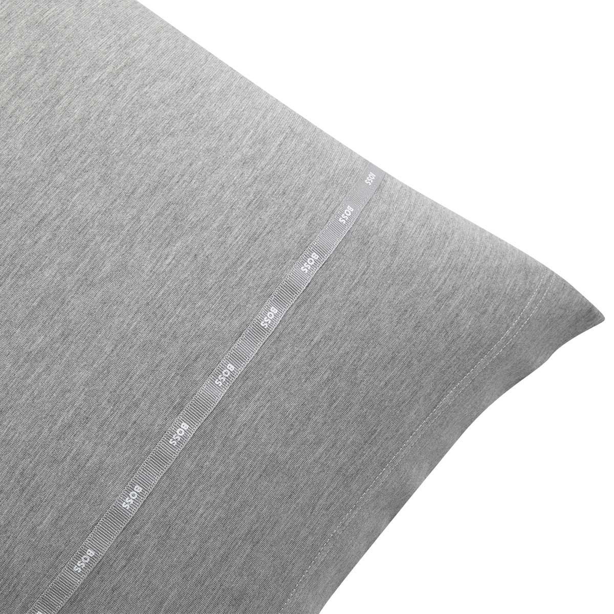 Taie d'oreiller en coton modal, boss sense BOSS HOME Gris