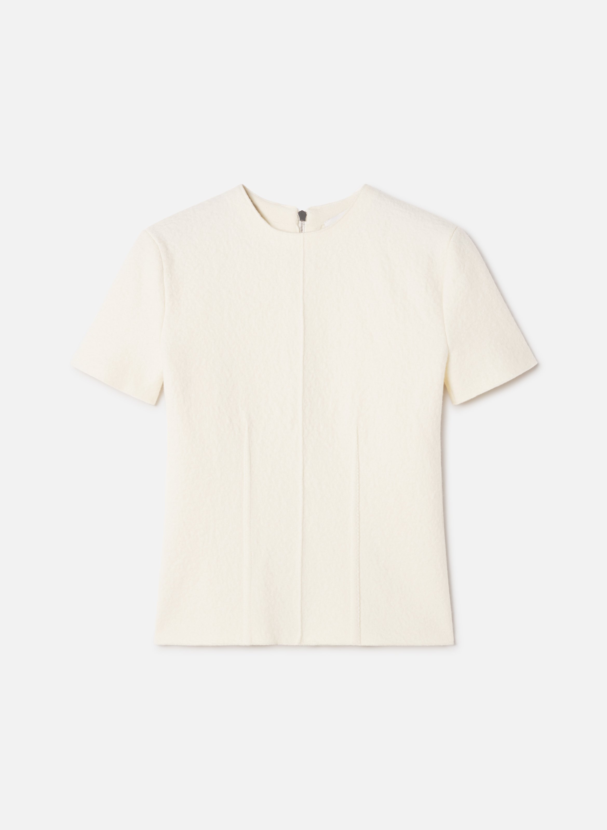 T-shirt en maille de coton LANVIN Blanc