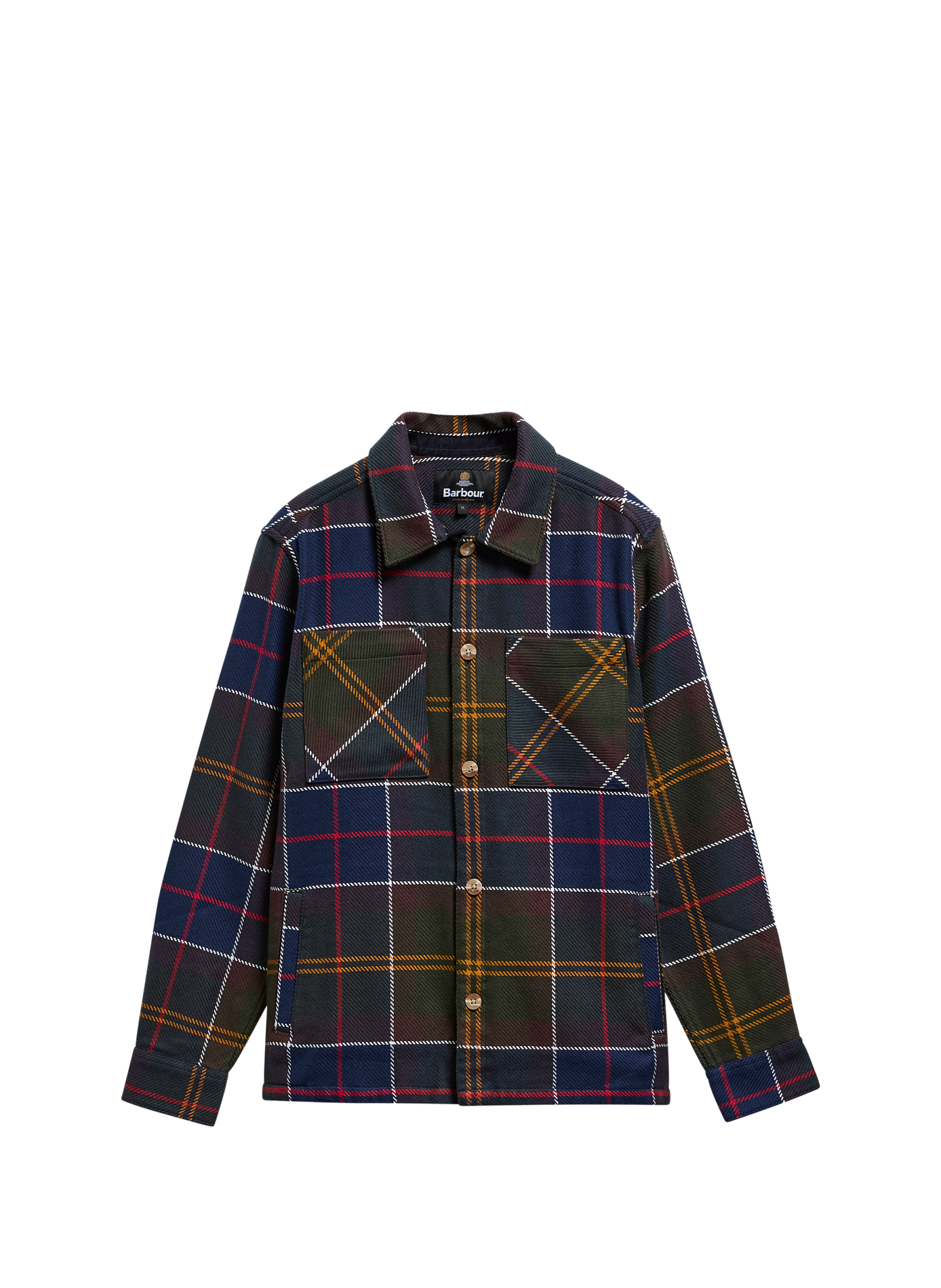 Straight cotton check shirt BARBOUR Multicolour