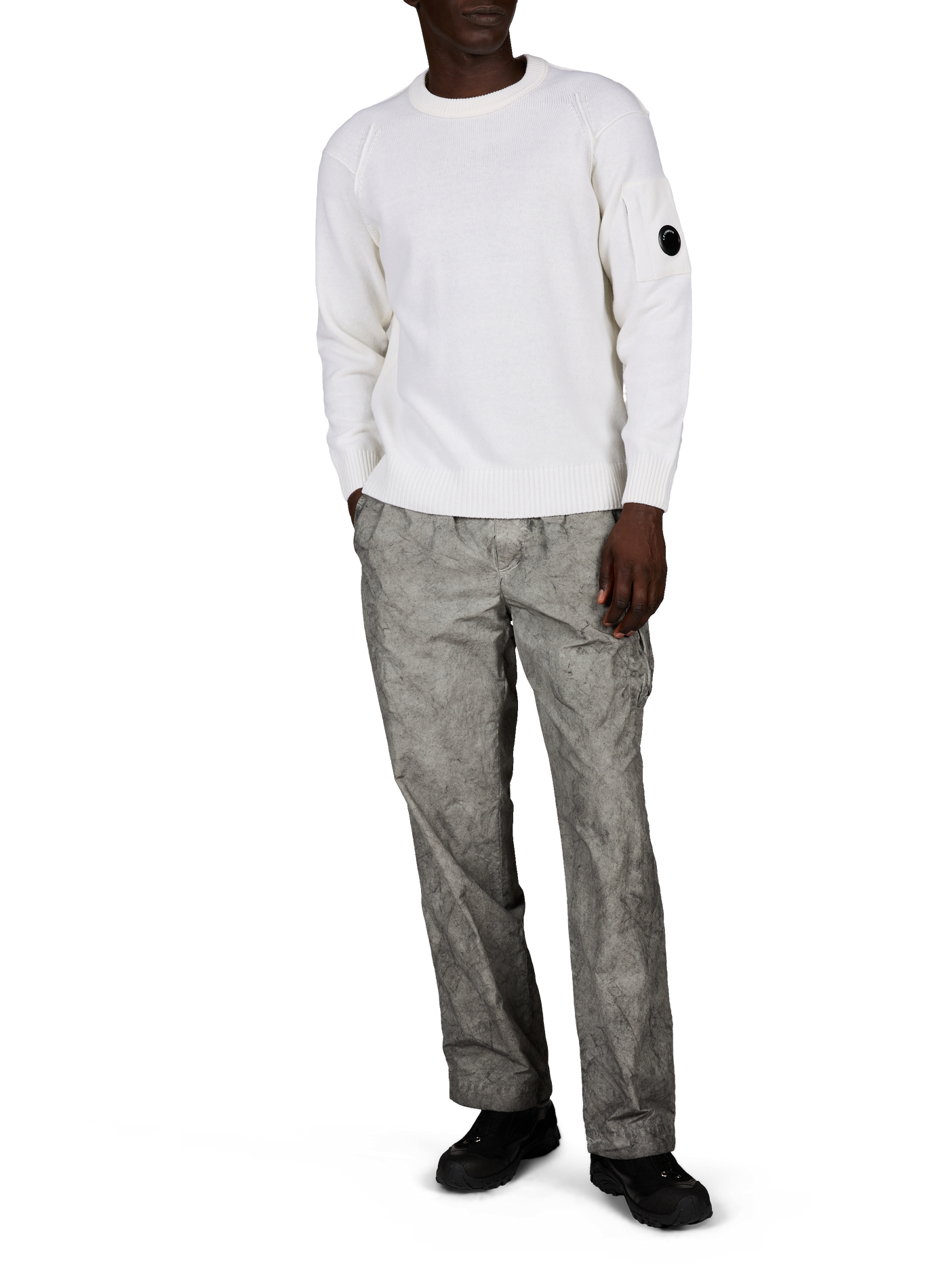 Printed trousers CP COMPANY Black