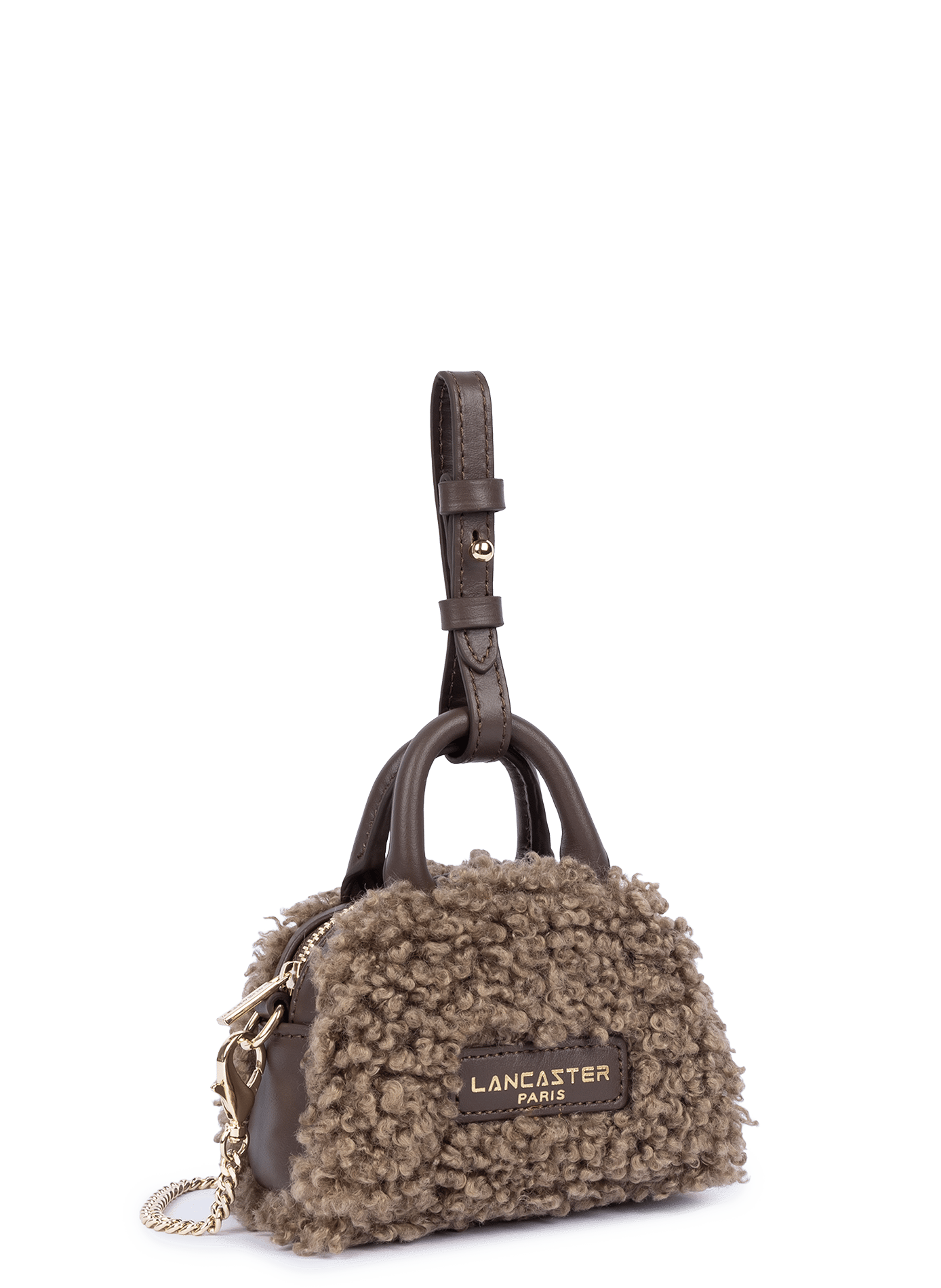 Nano sac à main - moumoute LANCASTER Marron