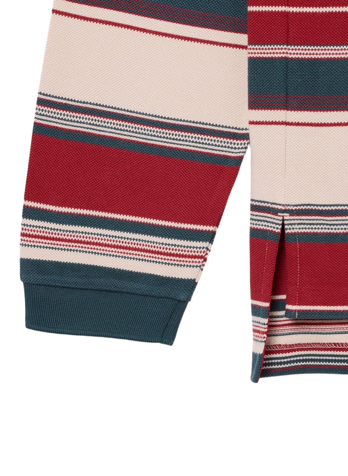 Polo Oziris droit rayé en coton LACOSTE Multicolore