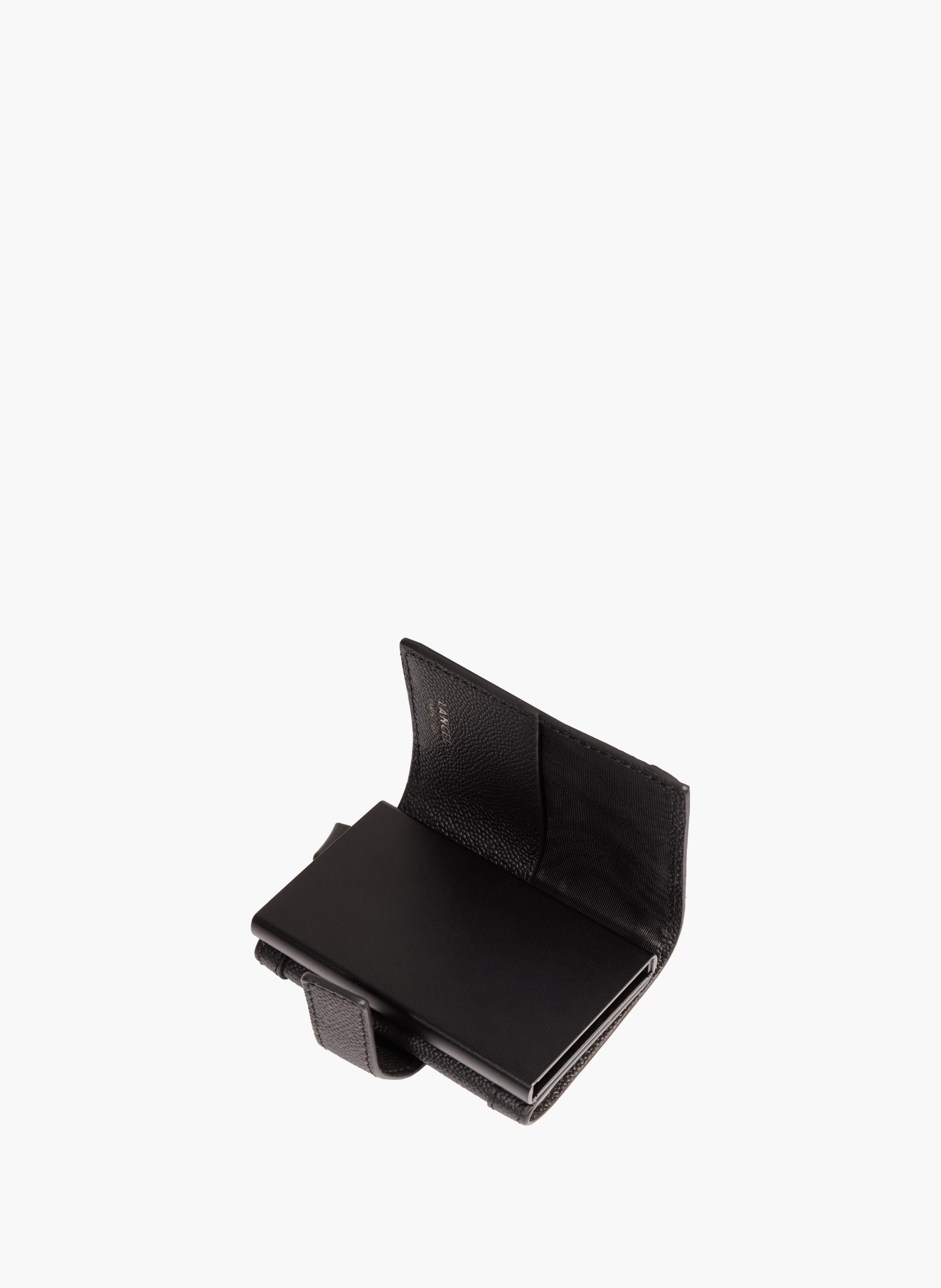 Porte-cartes smart charlie de lancel en cuir LANCEL Noir