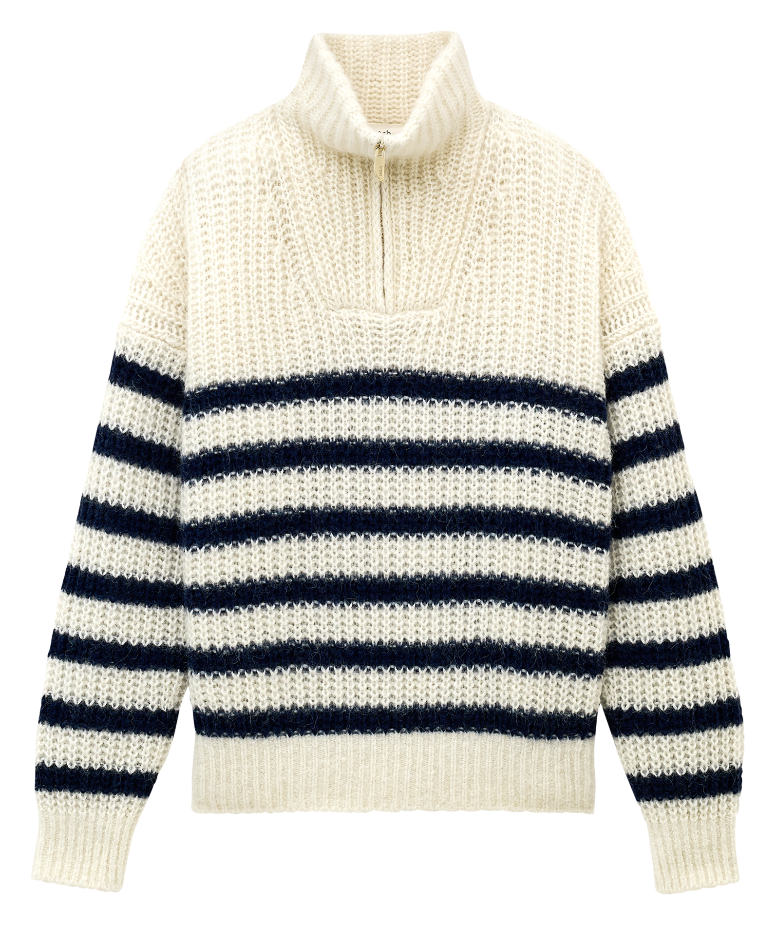 Ritssluitingstrui van gemengde wol Beltane BA&SH Blauw
