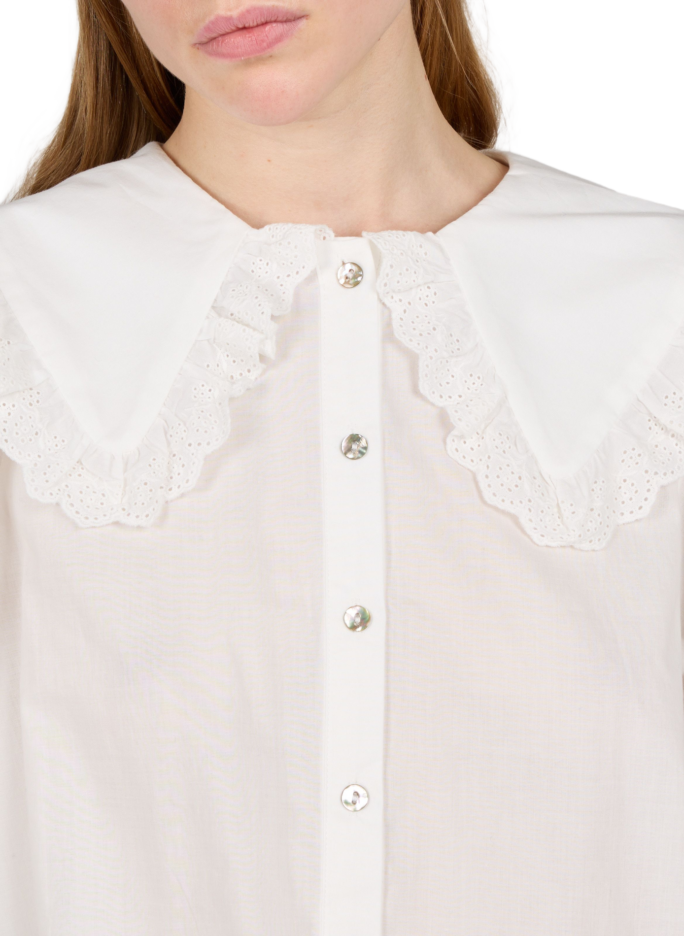 Loose-fit cotton shirt GARANCE White