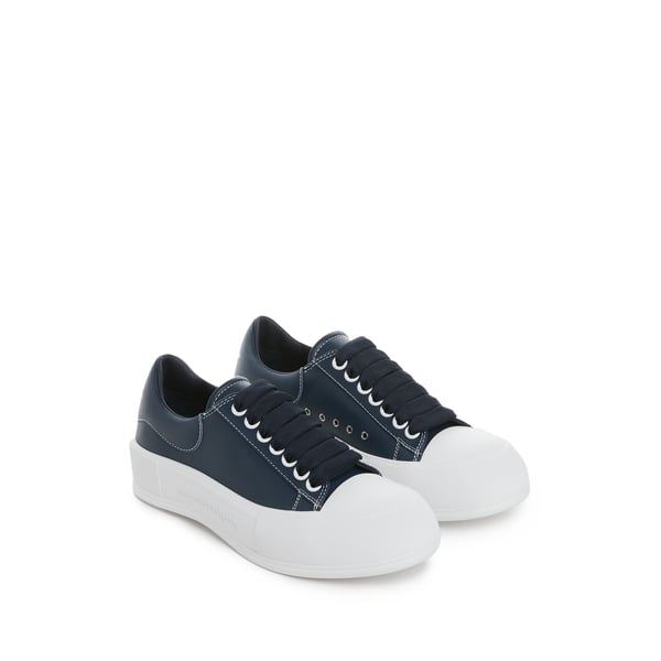 Baskets Deck en cuir