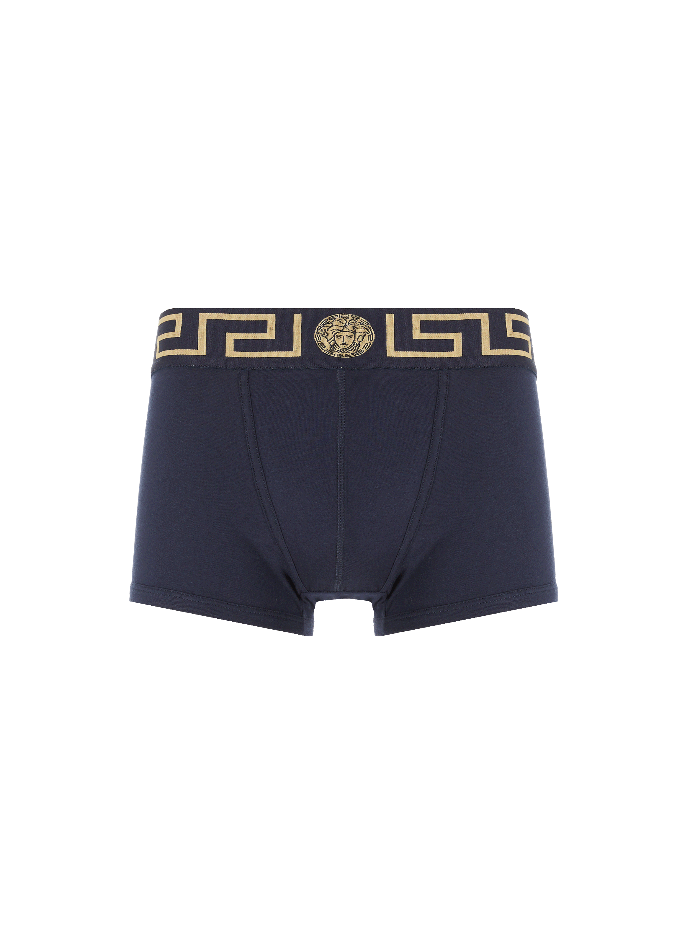 Pack of three Greca stretch cotton boxers VERSACE Multicolour