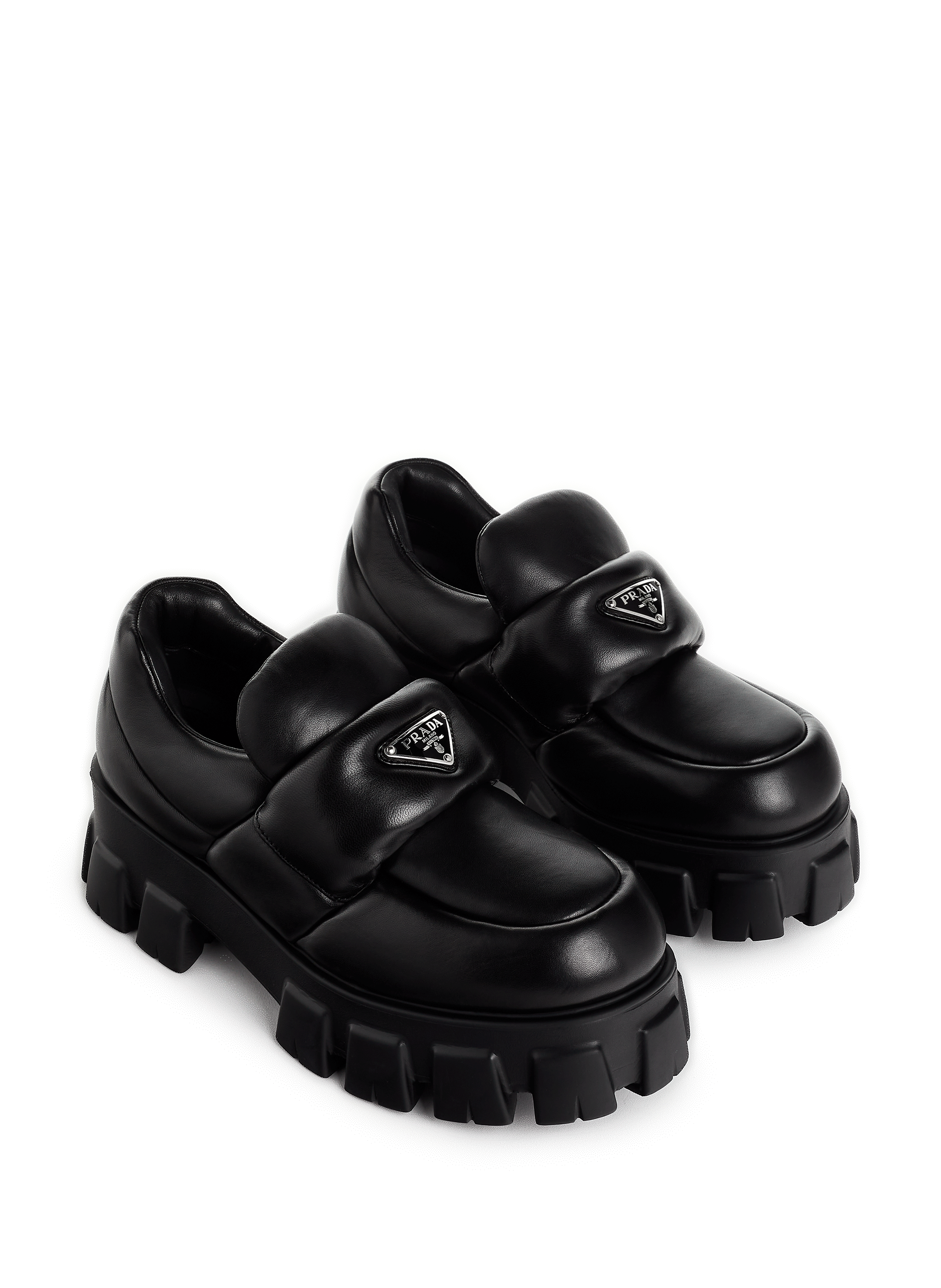 Mocassins en cuir rembourré