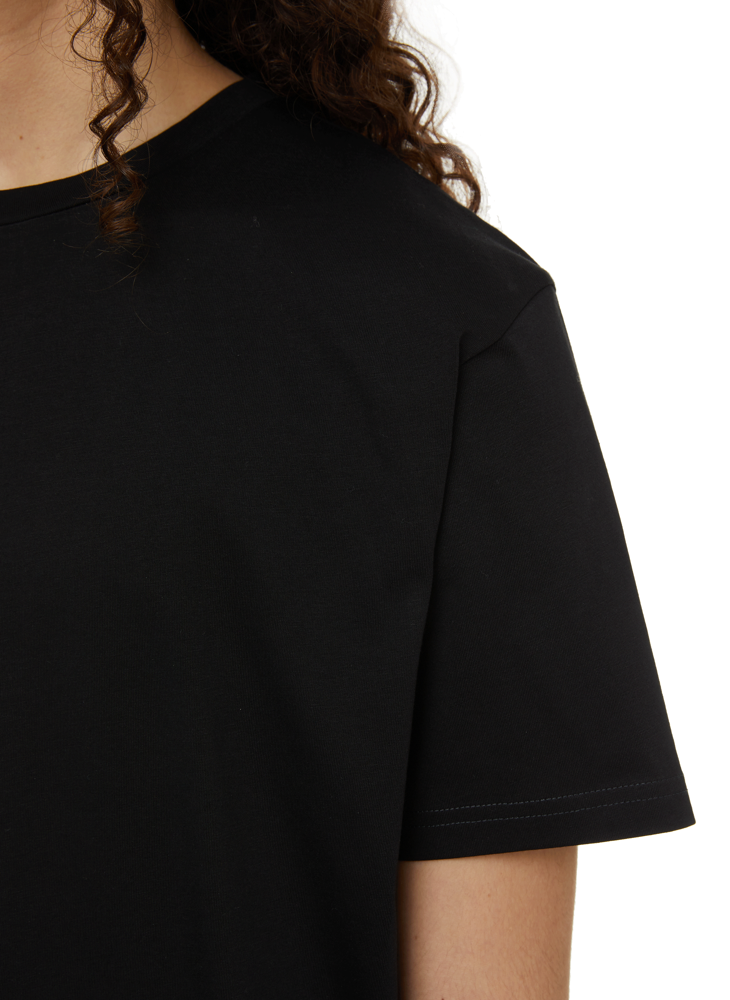 Riviera cotton T-shirt SUNSPEL Black