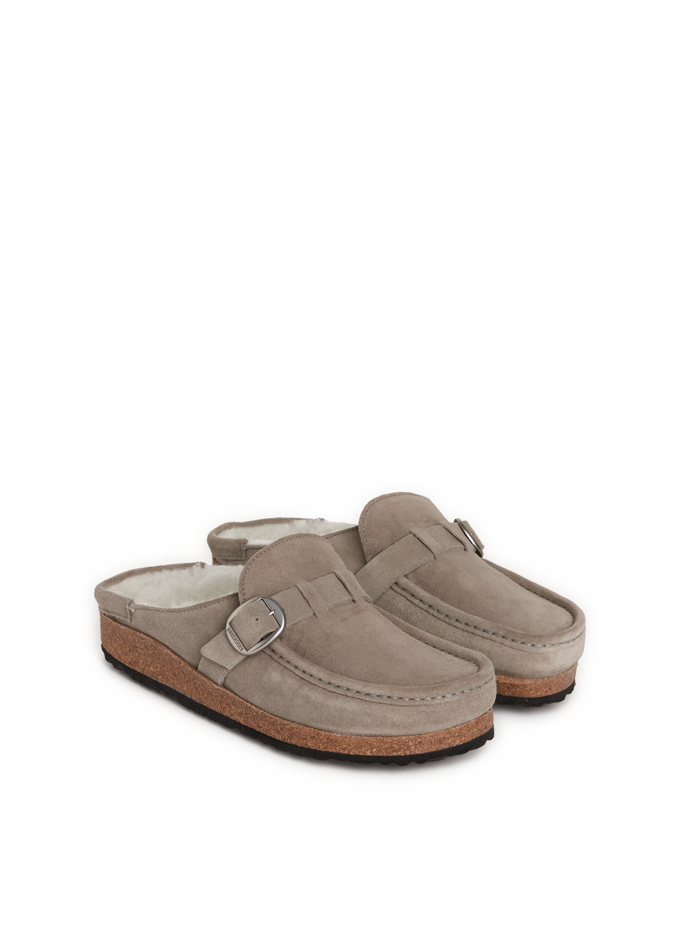 Buckley leather clogs Grey