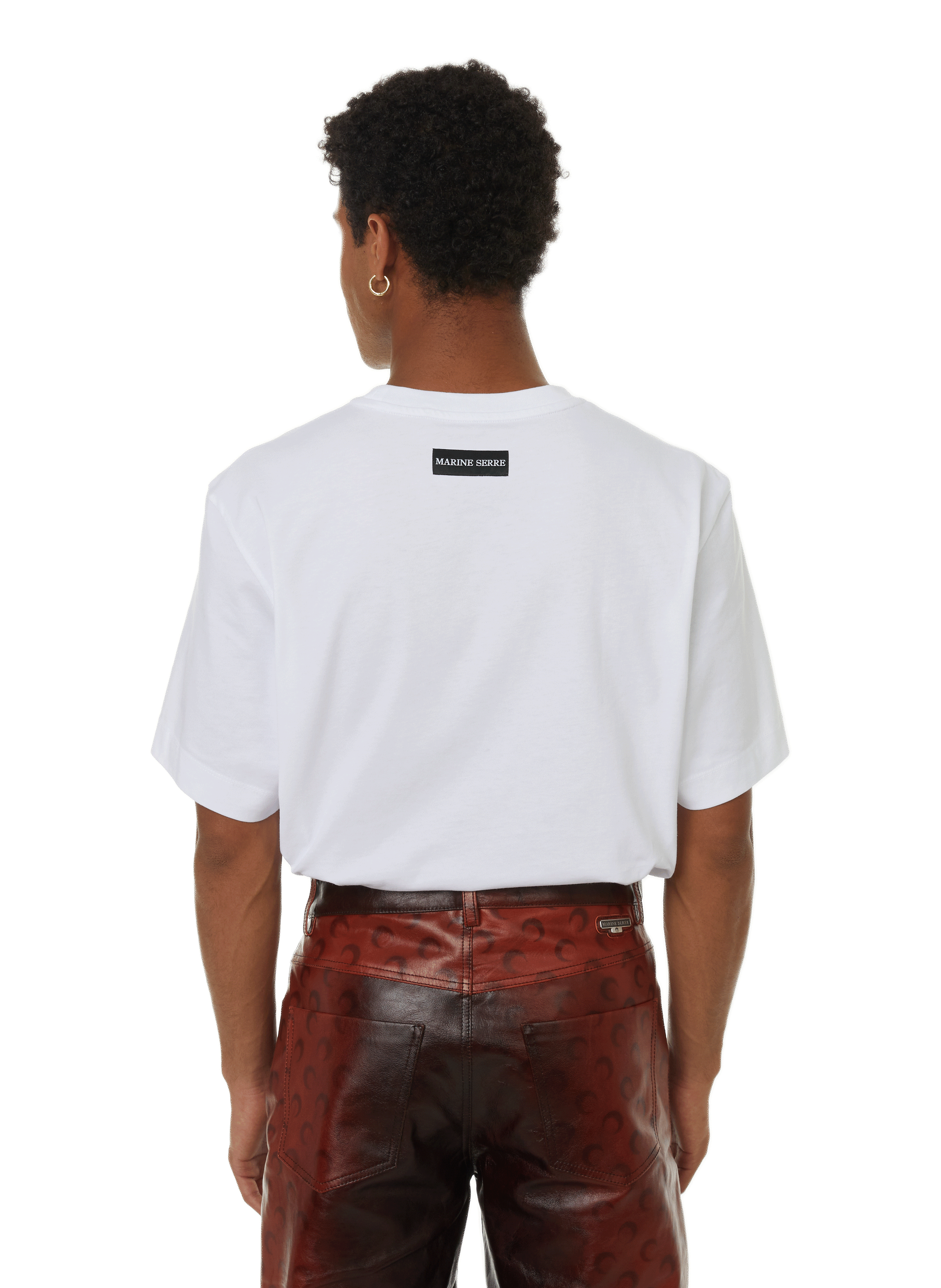 Cotton T-shirt MARINE SERRE White
