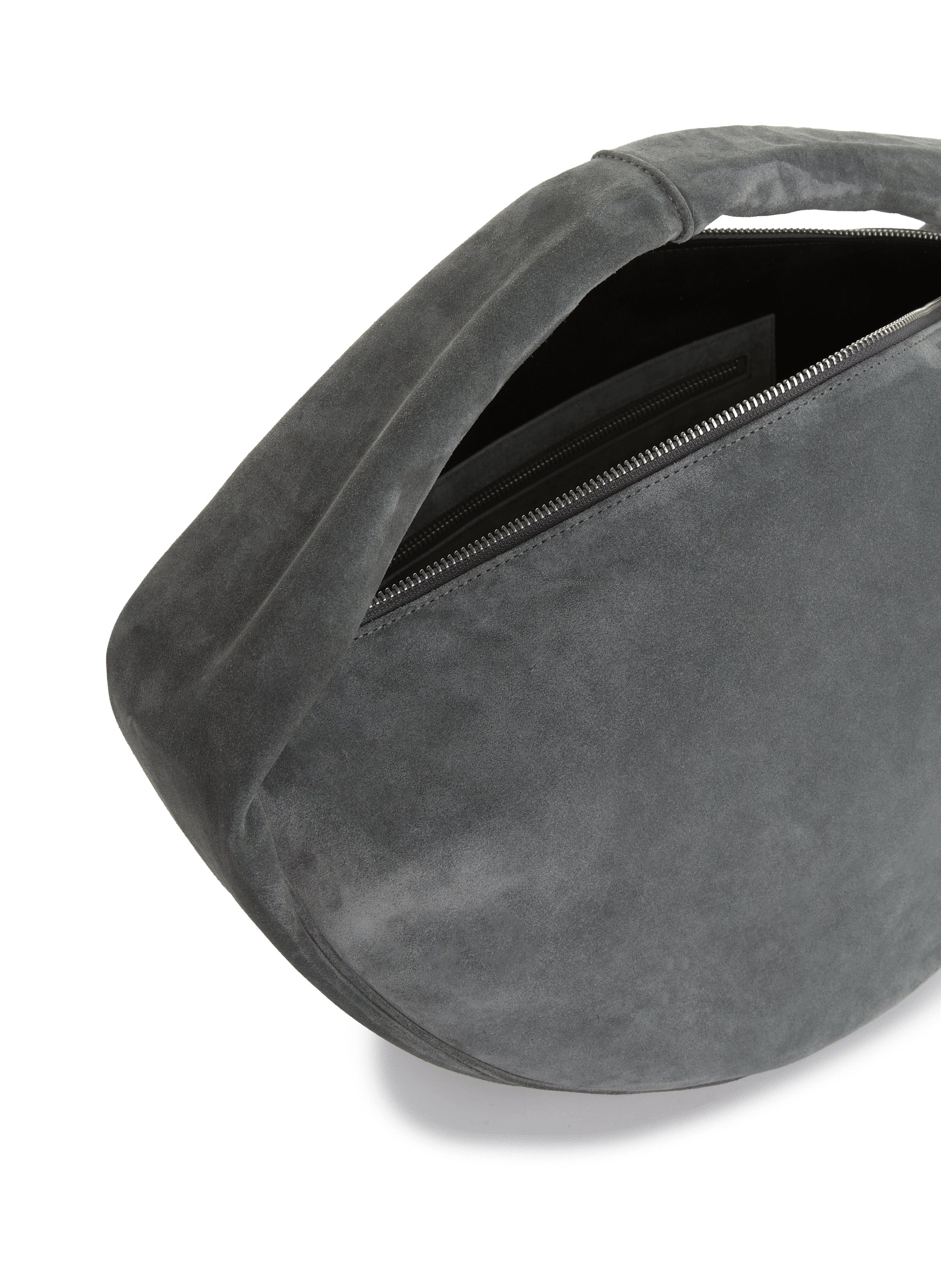 Sac à main en cuir  BY FAR Gris