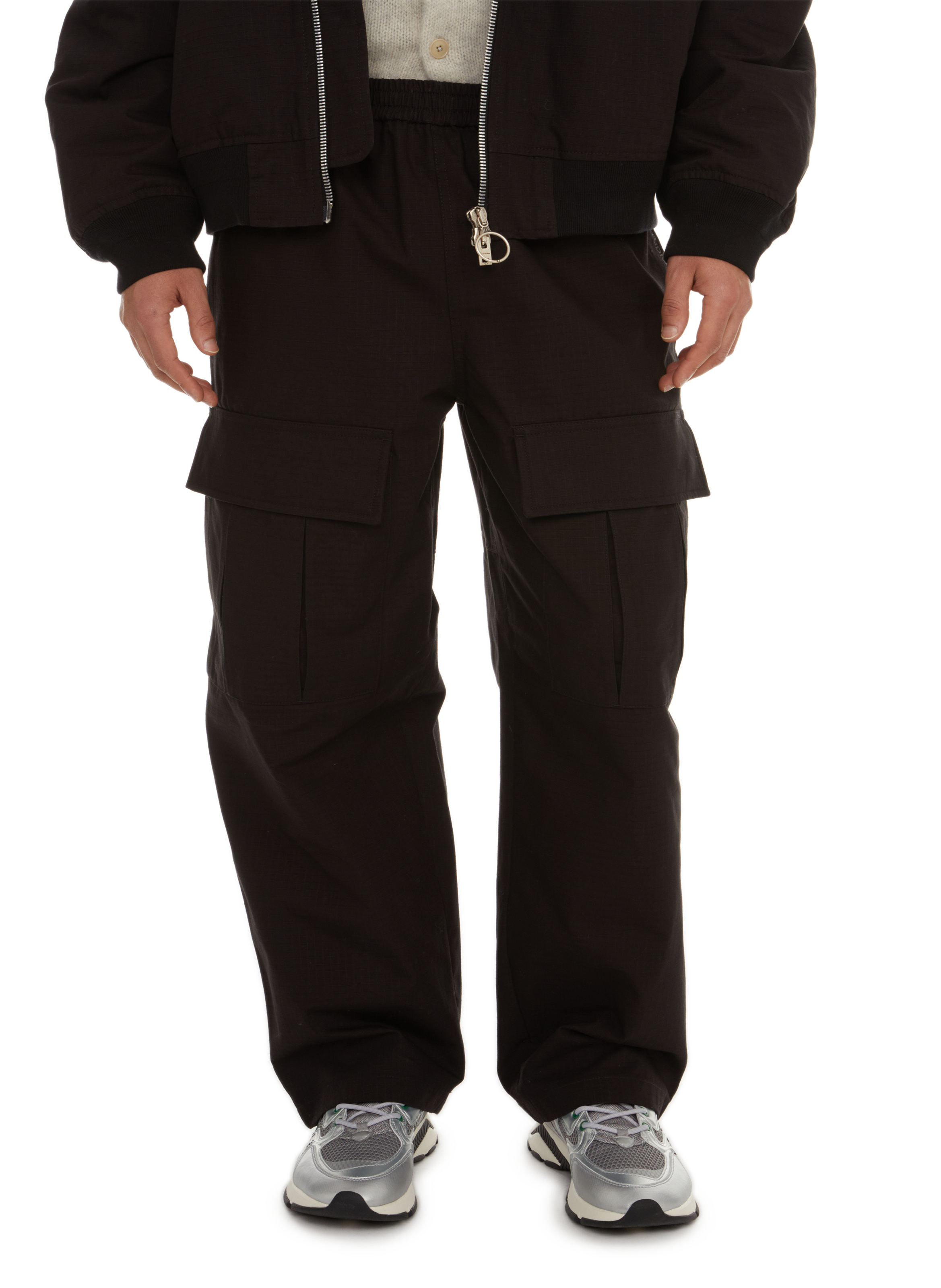 ACNE STUDIOS Pantalon à larges poches Noir