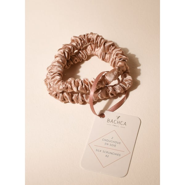Bachca Two Silk Scrunchies