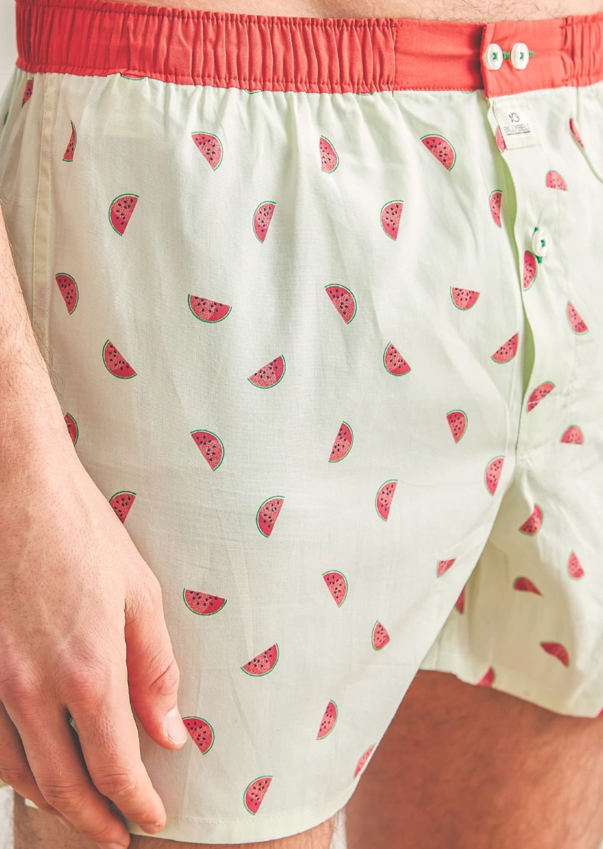 Caleçon en coton biologique BILLYBELT Blanc