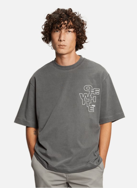 Cotton T shirt Off white Men Printemps