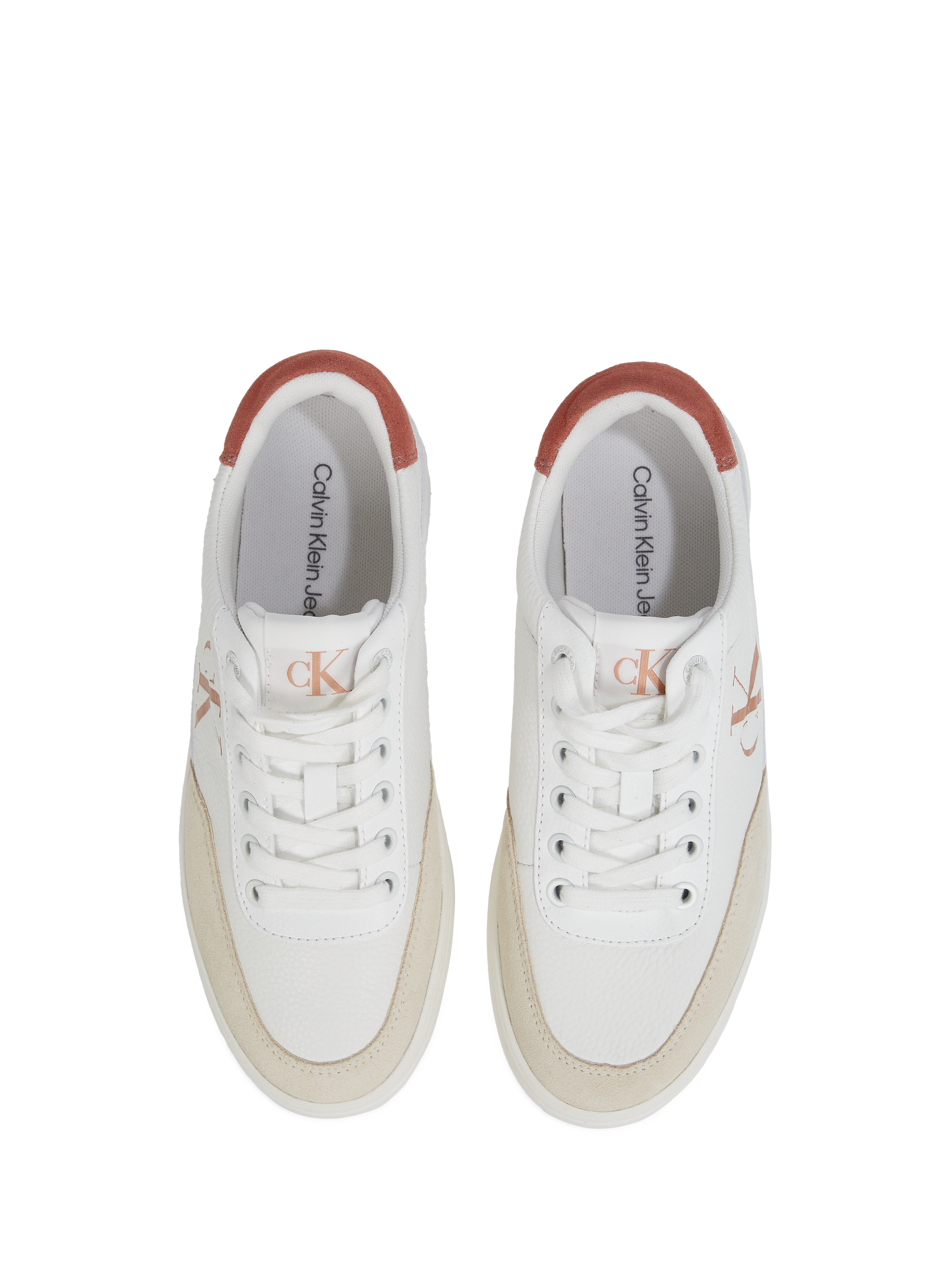 Baskets en cuir  CALVIN KLEIN Blanc