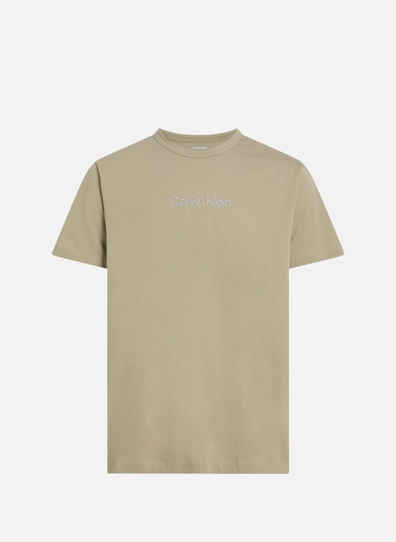 T-shirt en coton Kaki by CALVIN KLEIN CALVIN KLEIN T-shirt en coton Kaki
