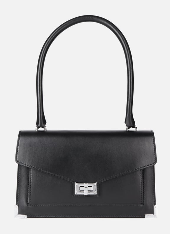 Sac emily porté épaule en cuir Noir by THE KOOPLES THE KOOPLES Sac emily porté épaule en cuir Noir