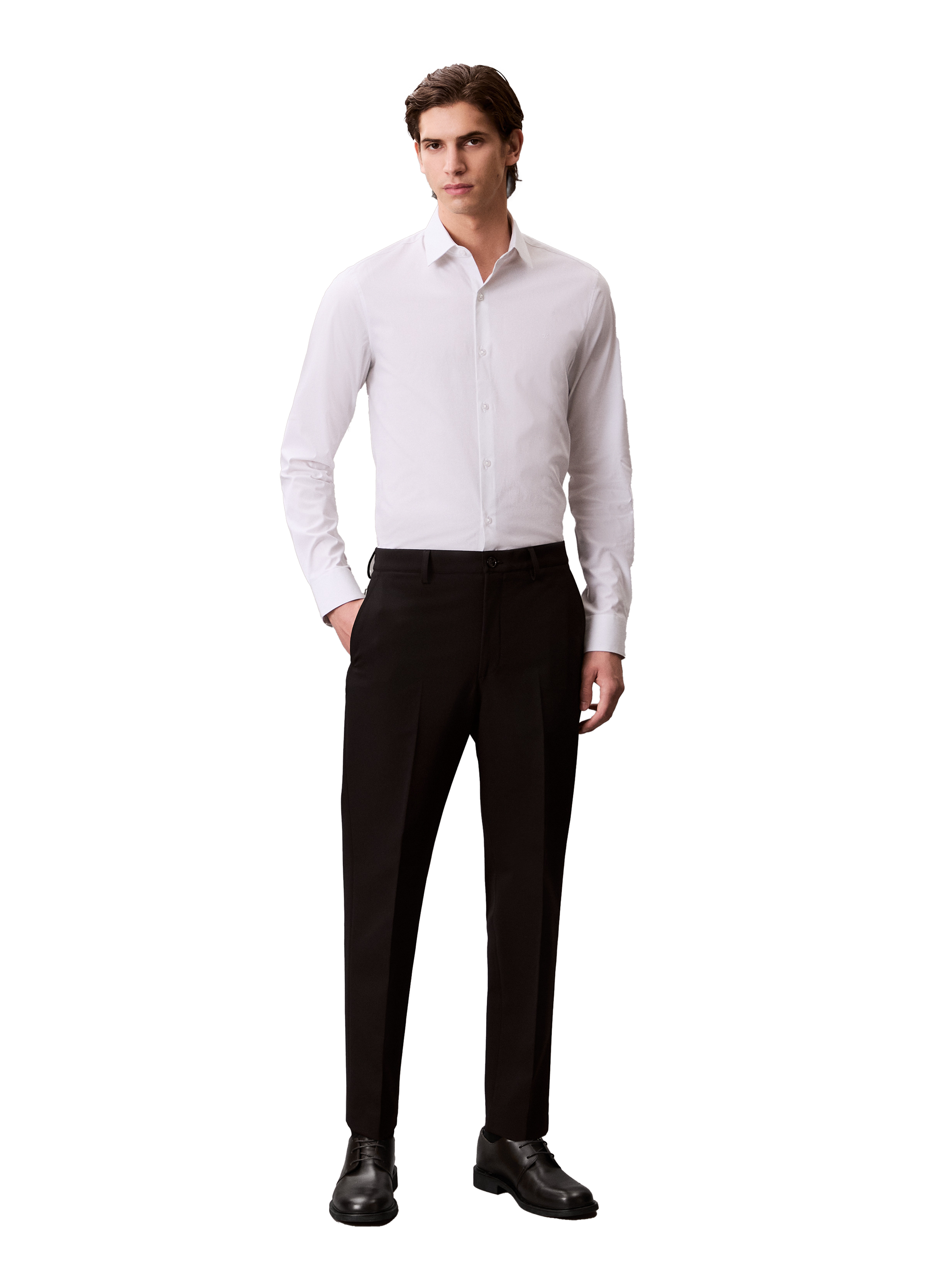 Ribbed shirt CALVIN KLEIN White