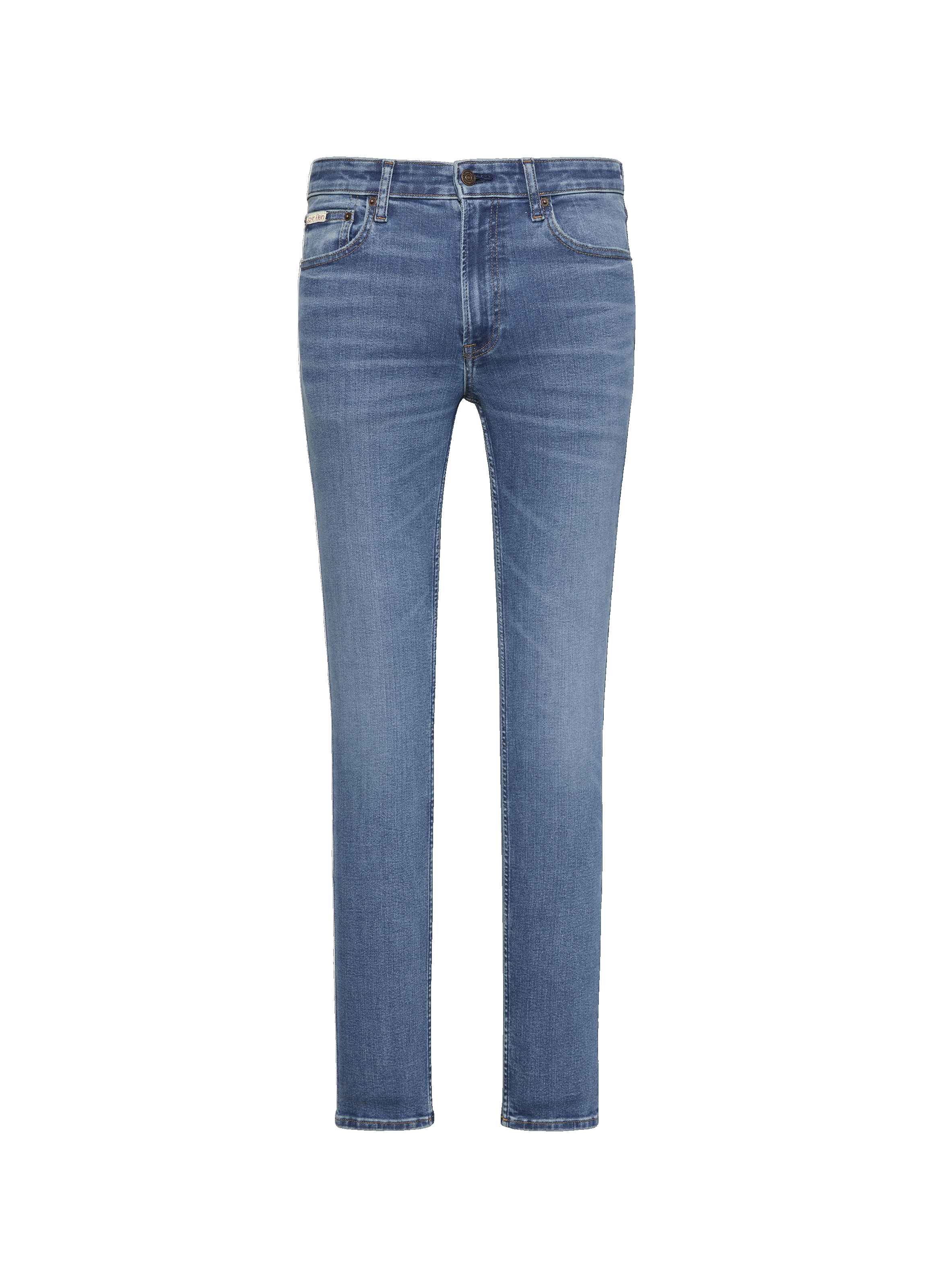 Cotton-blend skinny jeans CALVIN KLEIN Blue