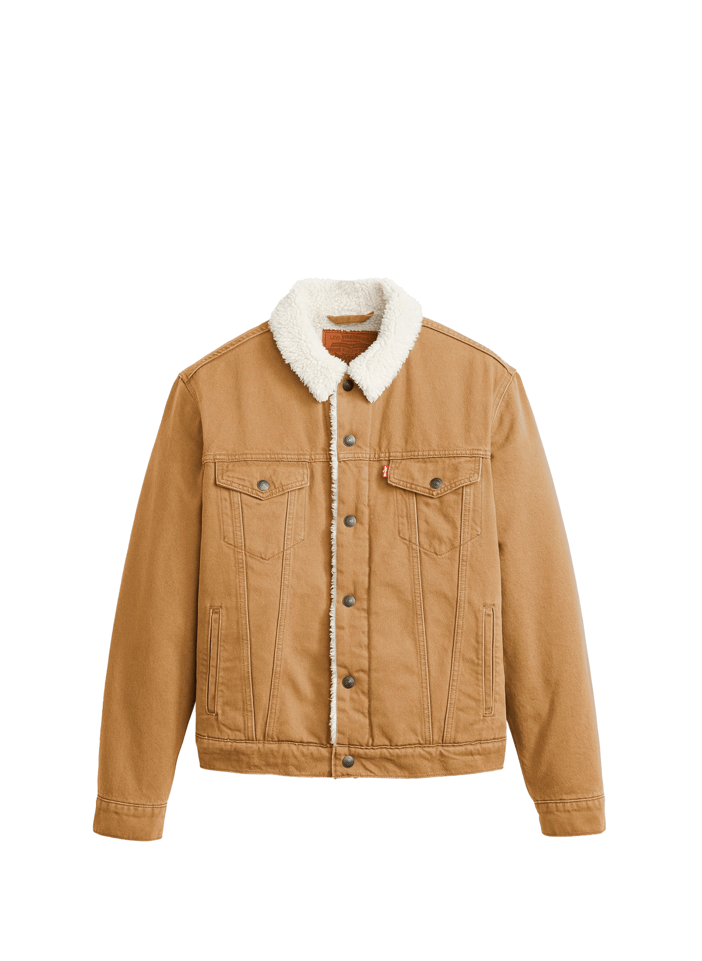Veste en jean molletonnée LEVI&#039;S Marron