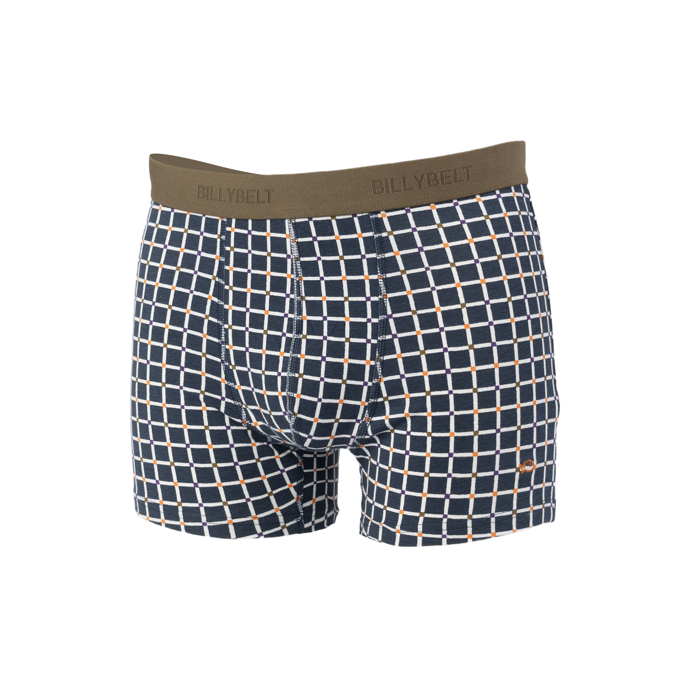 Boxer en coton biologique BILLYBELT Bleu