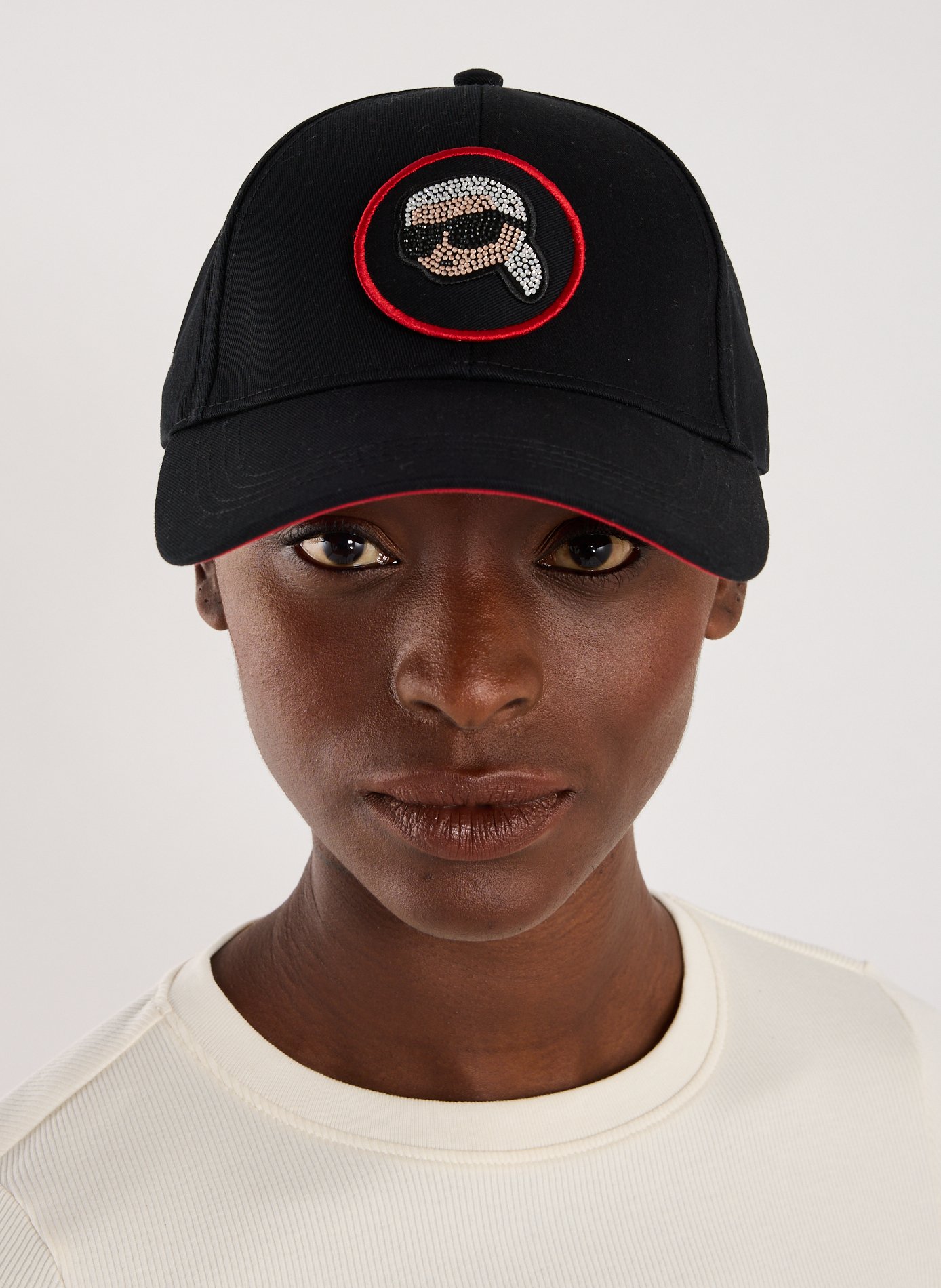 Casquette à logo  KARL LAGERFELD Noir