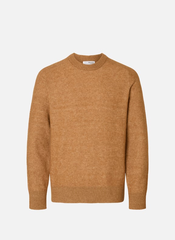 Pull en maille Marron by SELECTED SELECTED Pull en maille Marron