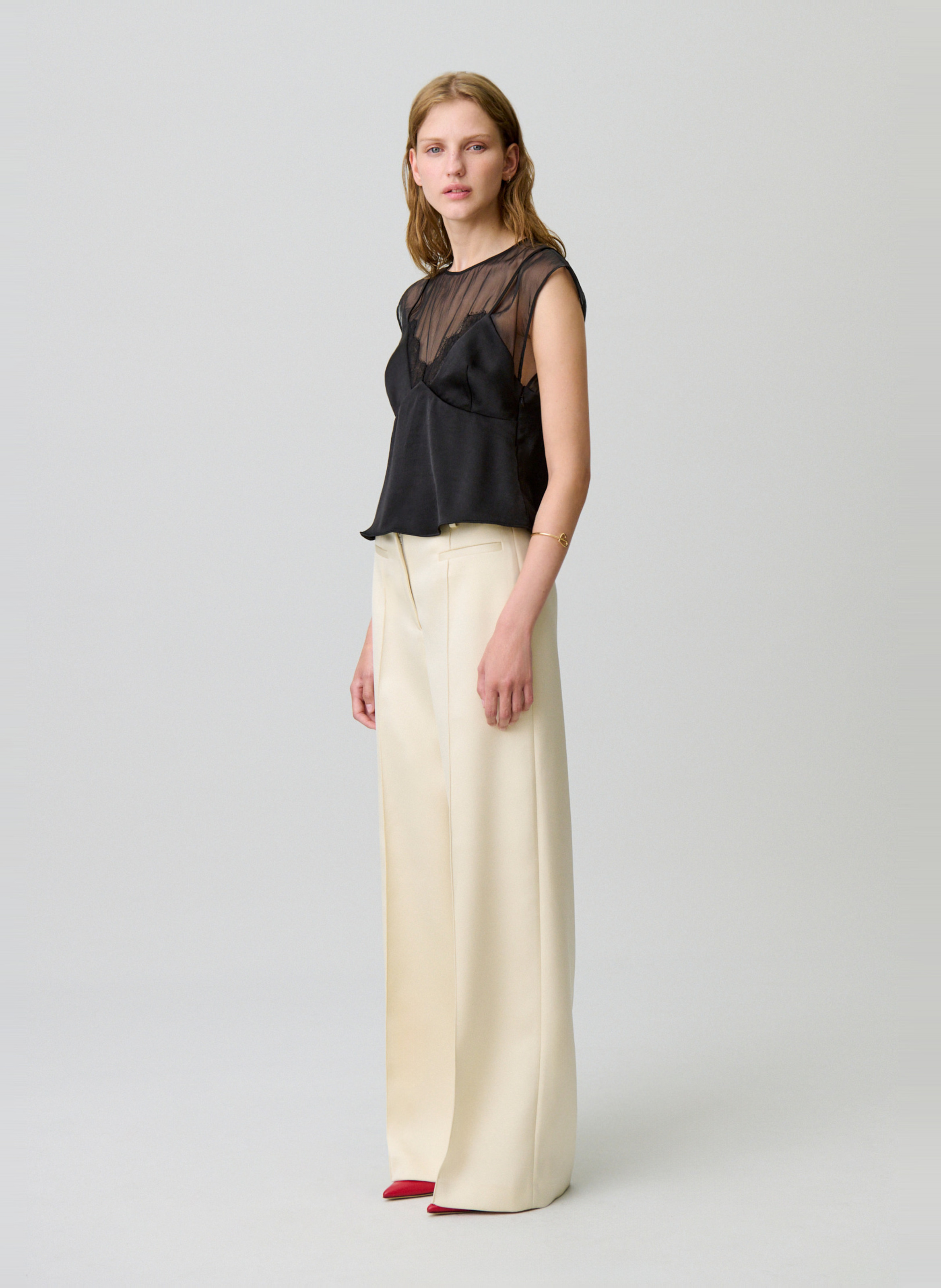 Top col rond began CLAUDIE PIERLOT Noir