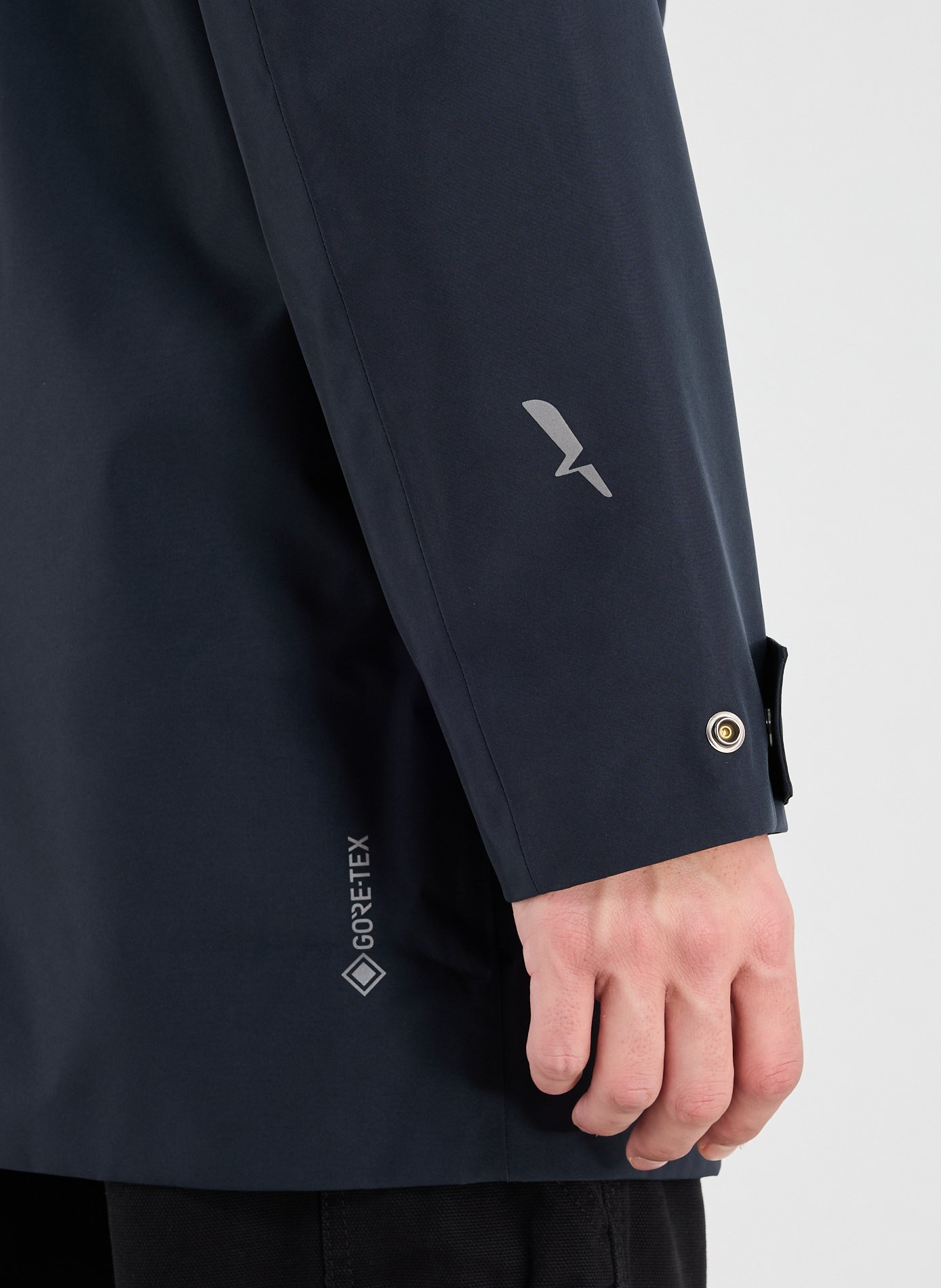 Parka imperméable à capuche AIGLE Bleu