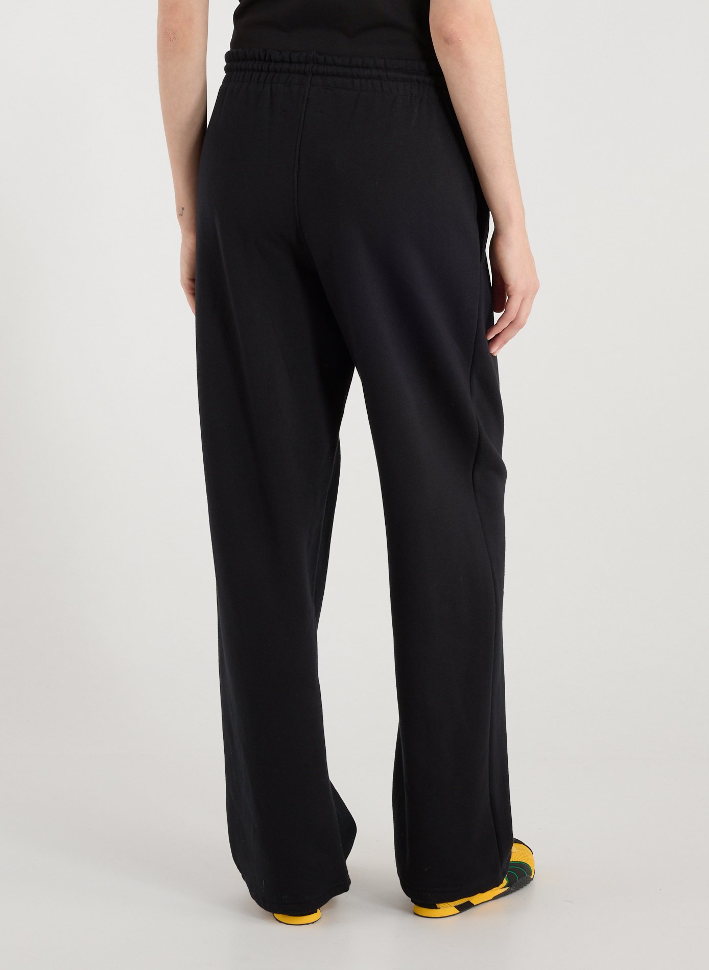 Pantalon de survêtement droit en coton mélangé GERTRUDE ET GASTON Noir