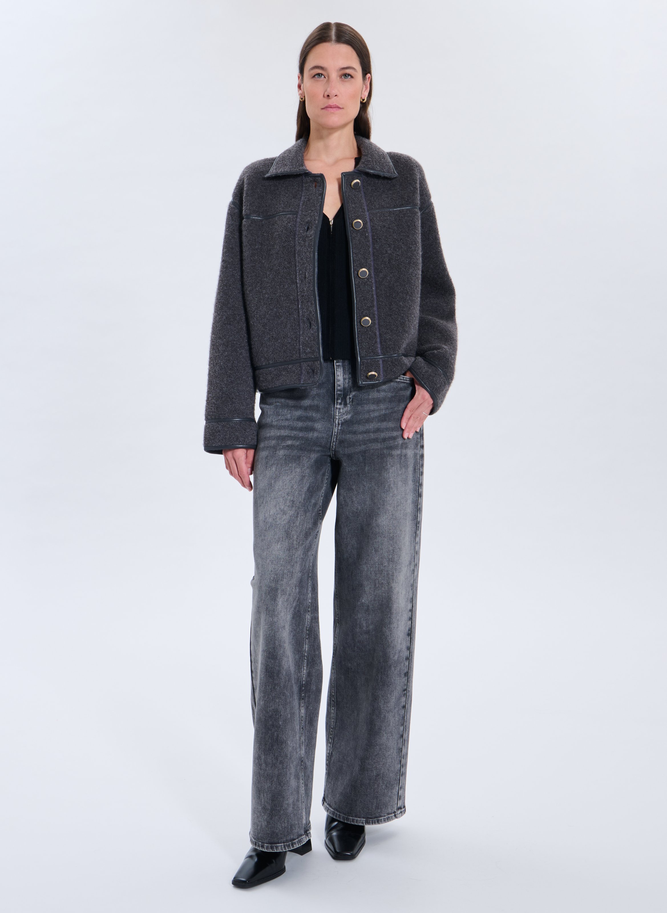 Gilet  moby ZAPA Gris