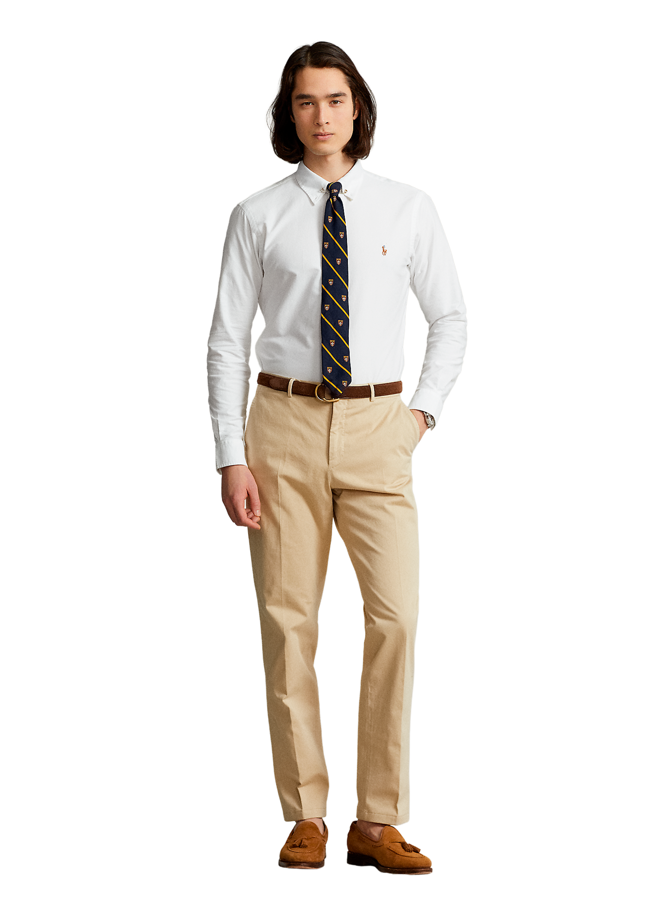 Chemise en popeline de coton POLO RALPH LAUREN Blanc