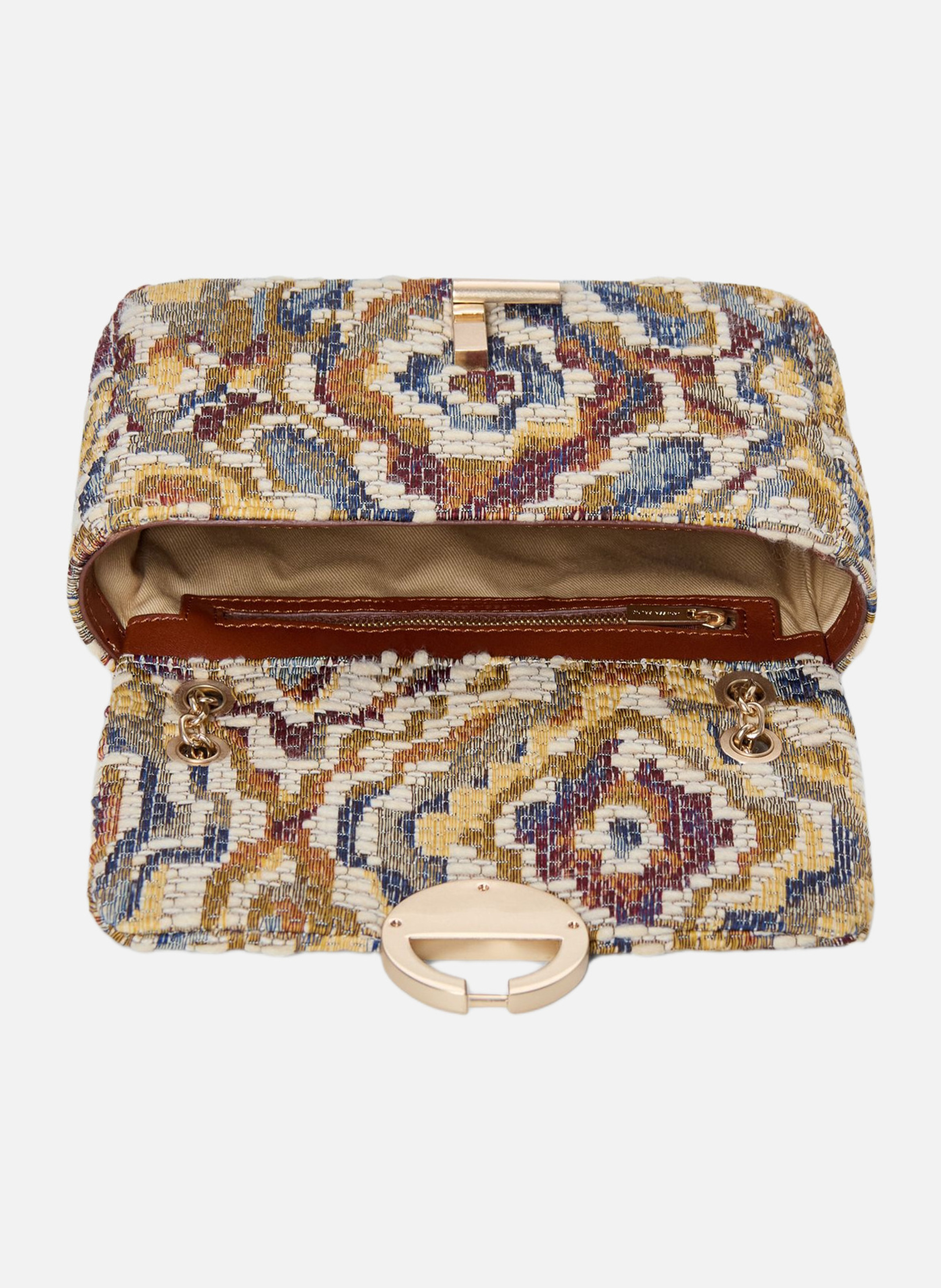 Moyen sac moon en jacquard VANESSA BRUNO Multicolore