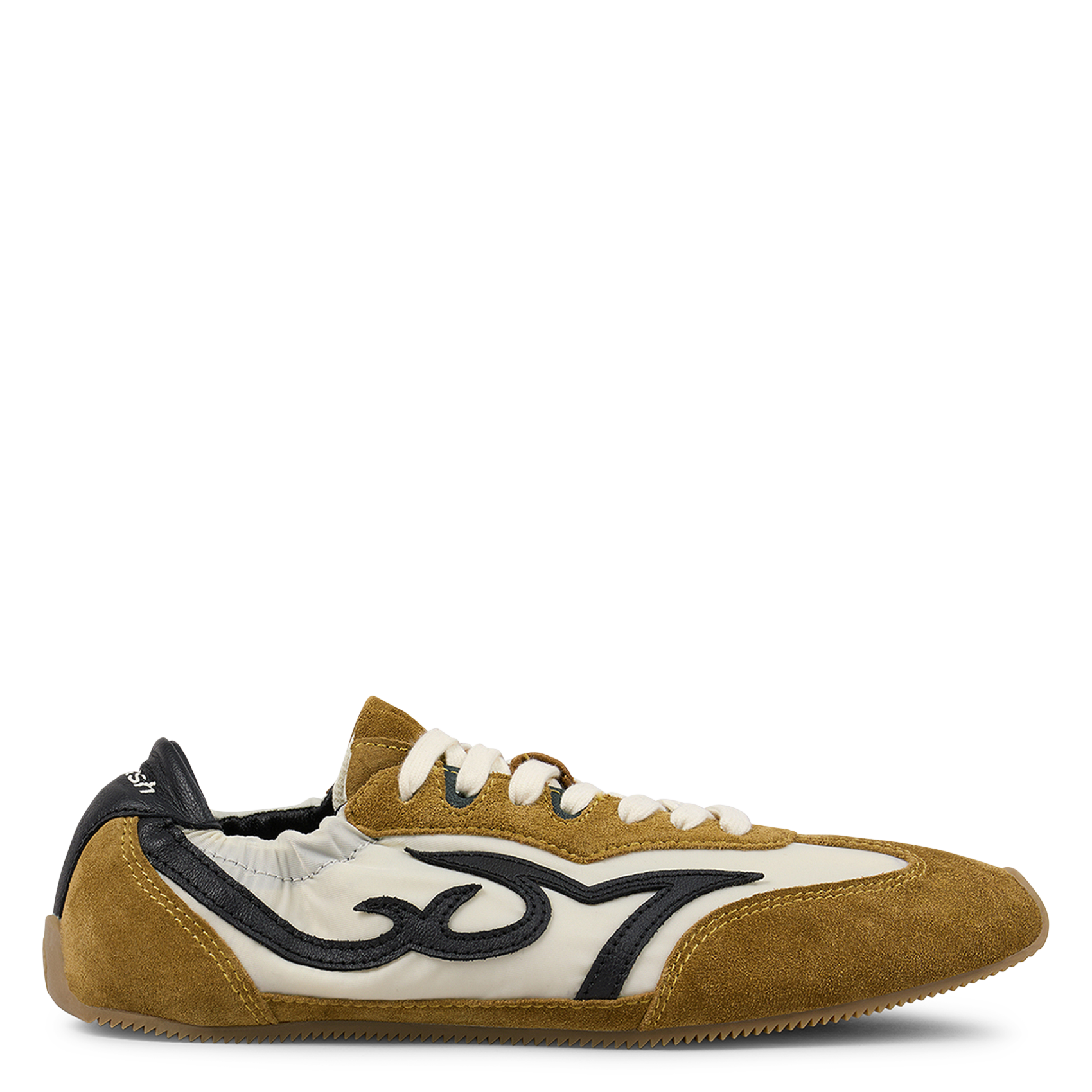 Baskets basses à lacets celleste BA&SH Jaune