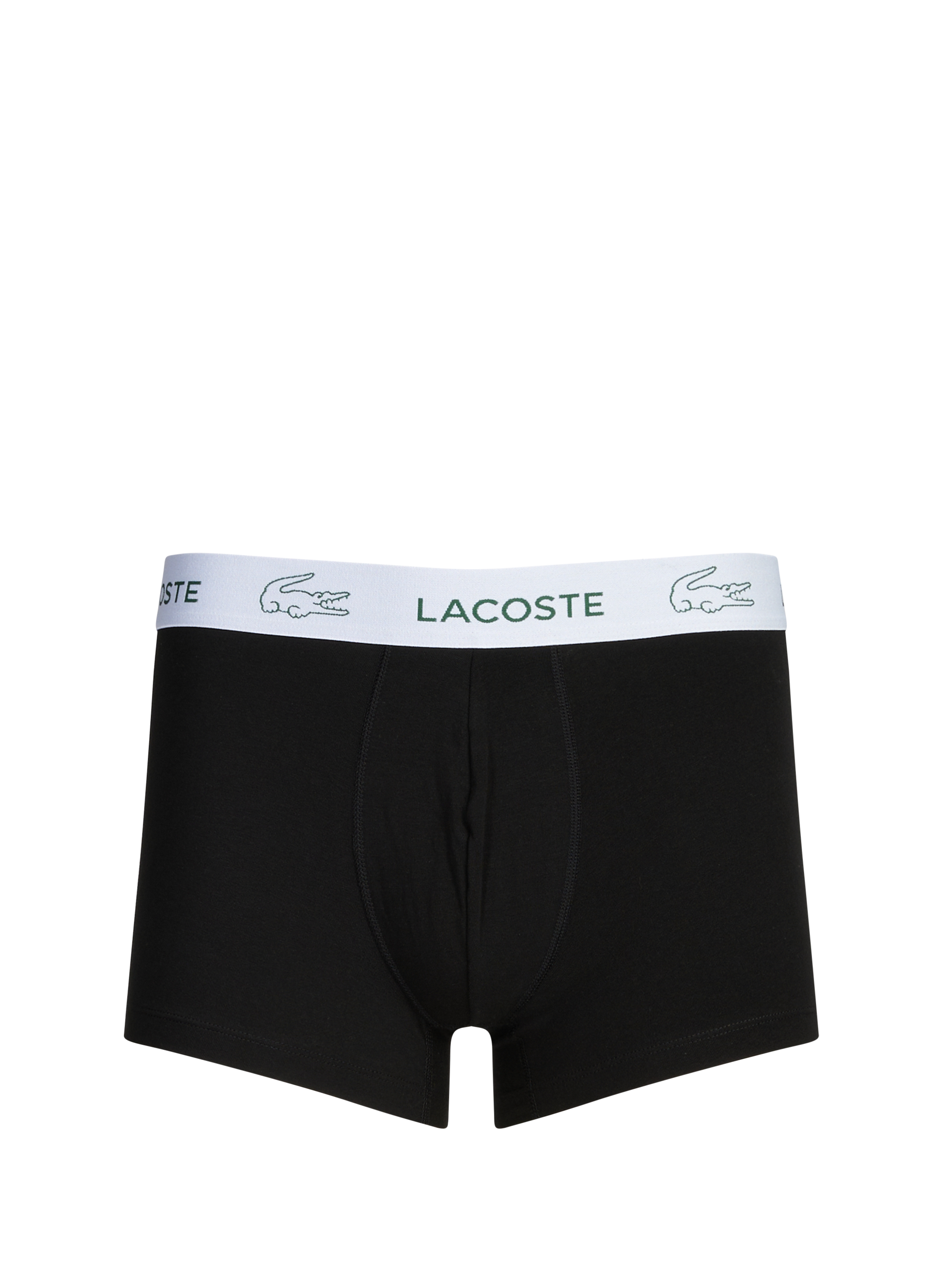 Lot de 3 boxers en coton mélangé LACOSTE Noir