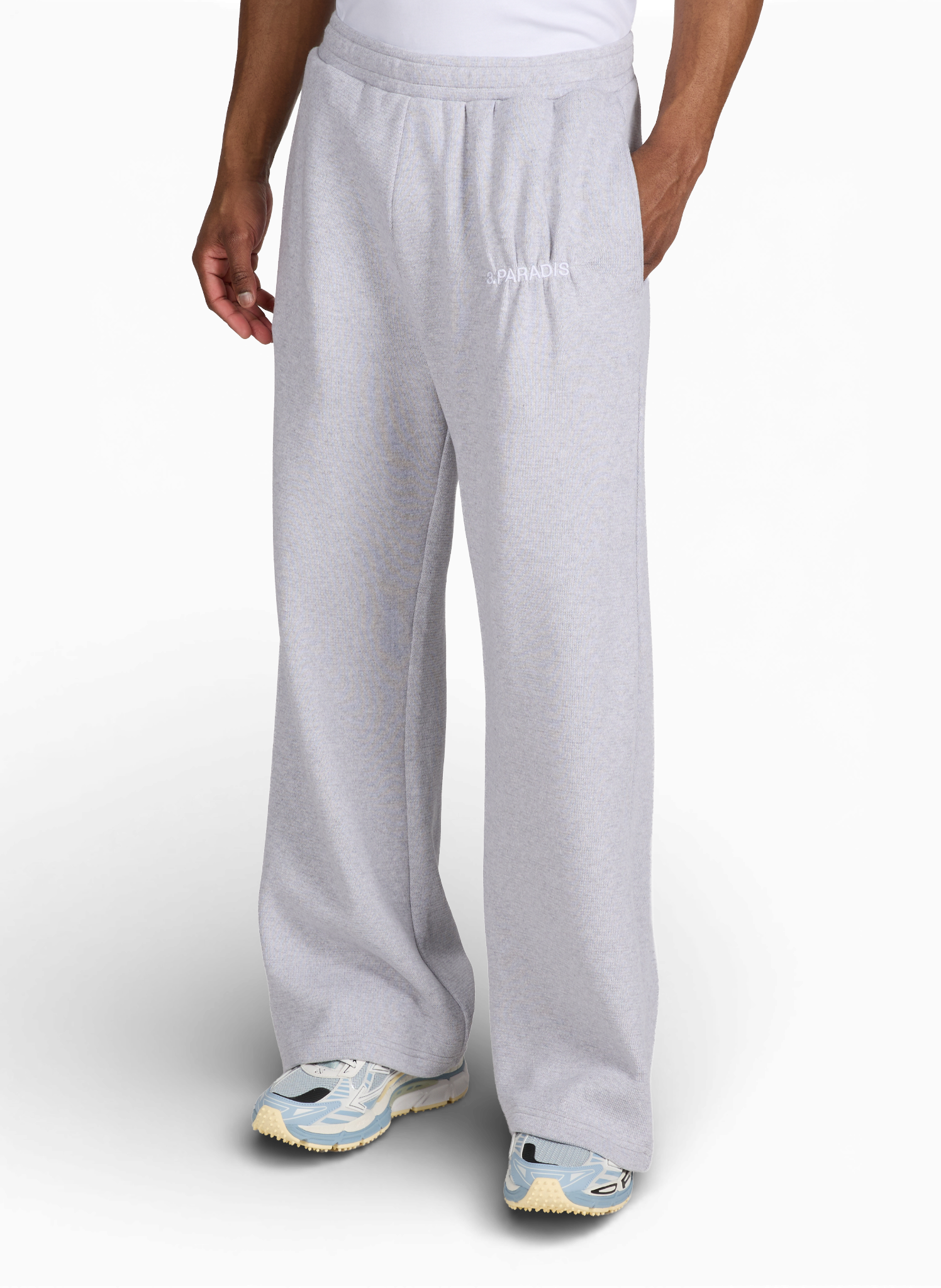 Straight-leg cotton joggers 3 PARADIS Grey