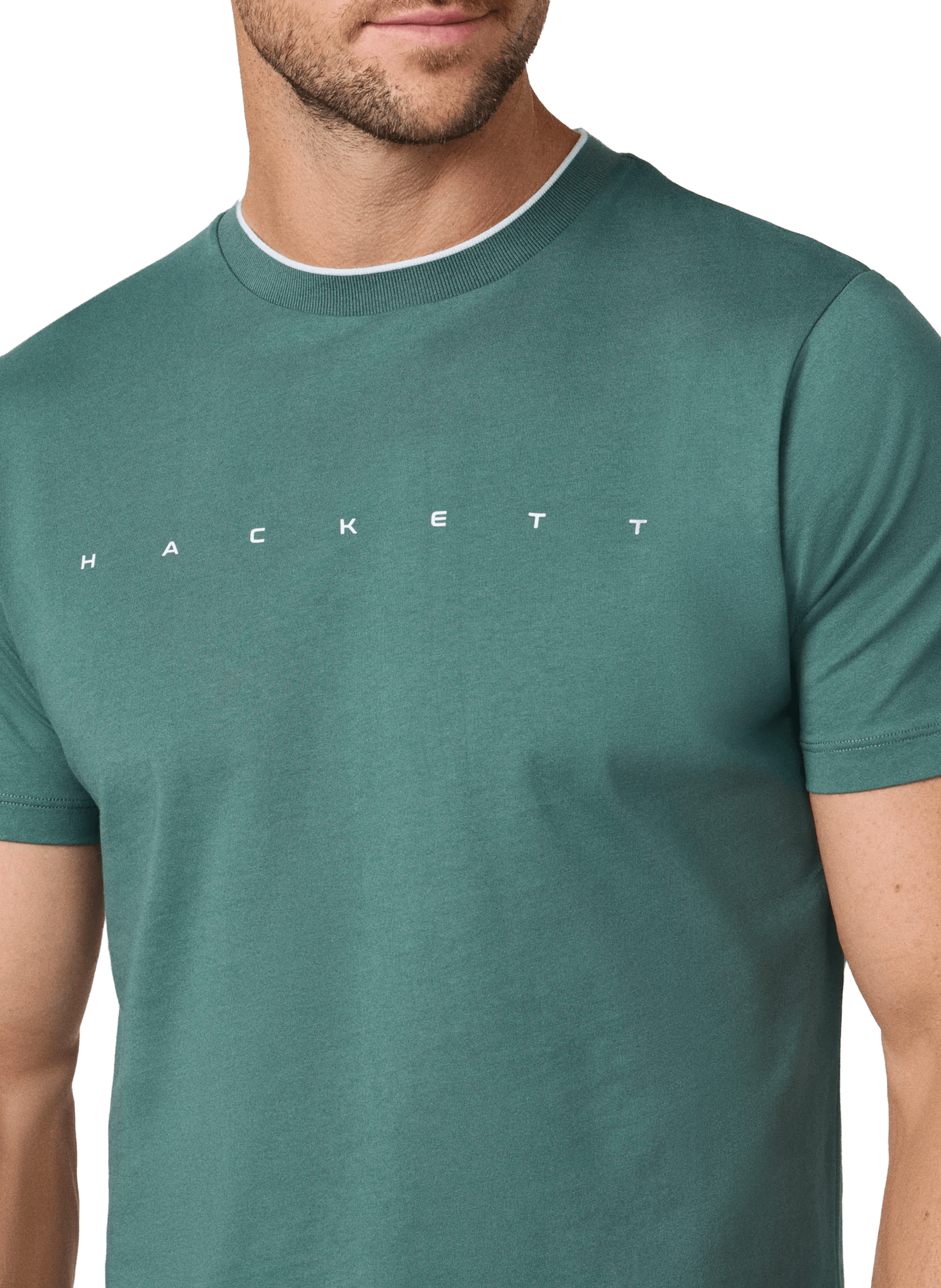 T-shirt en coton HACKETT Vert