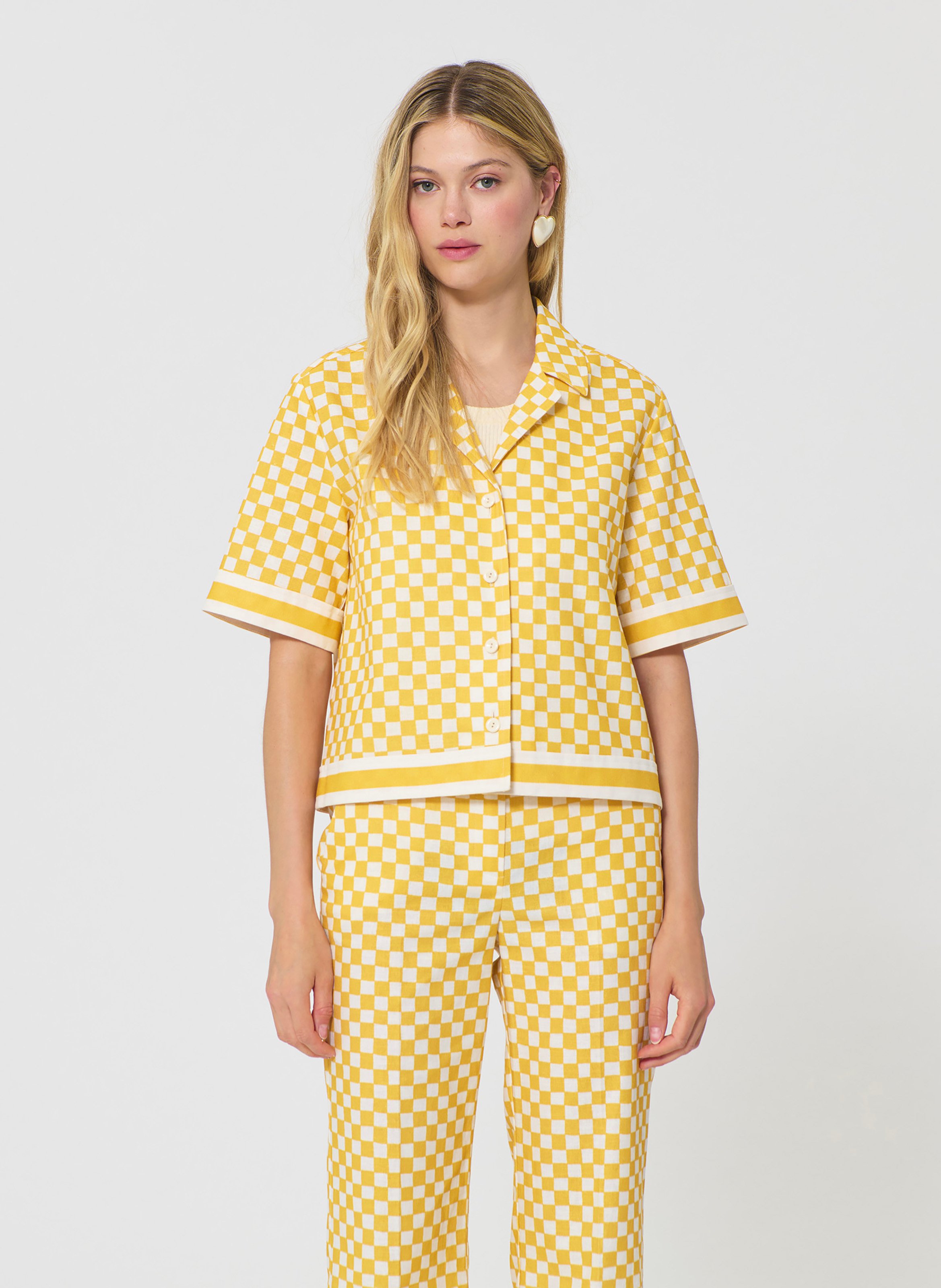 Chemise césar TARA JARMON Jaune