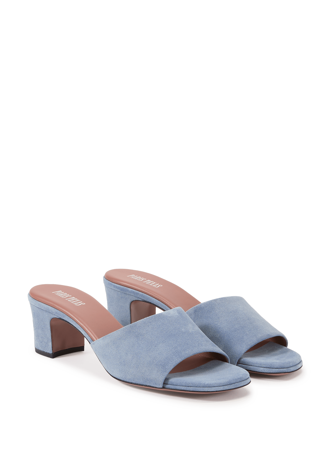 Mules Ava en cuir suédé PARIS TEXAS Blue