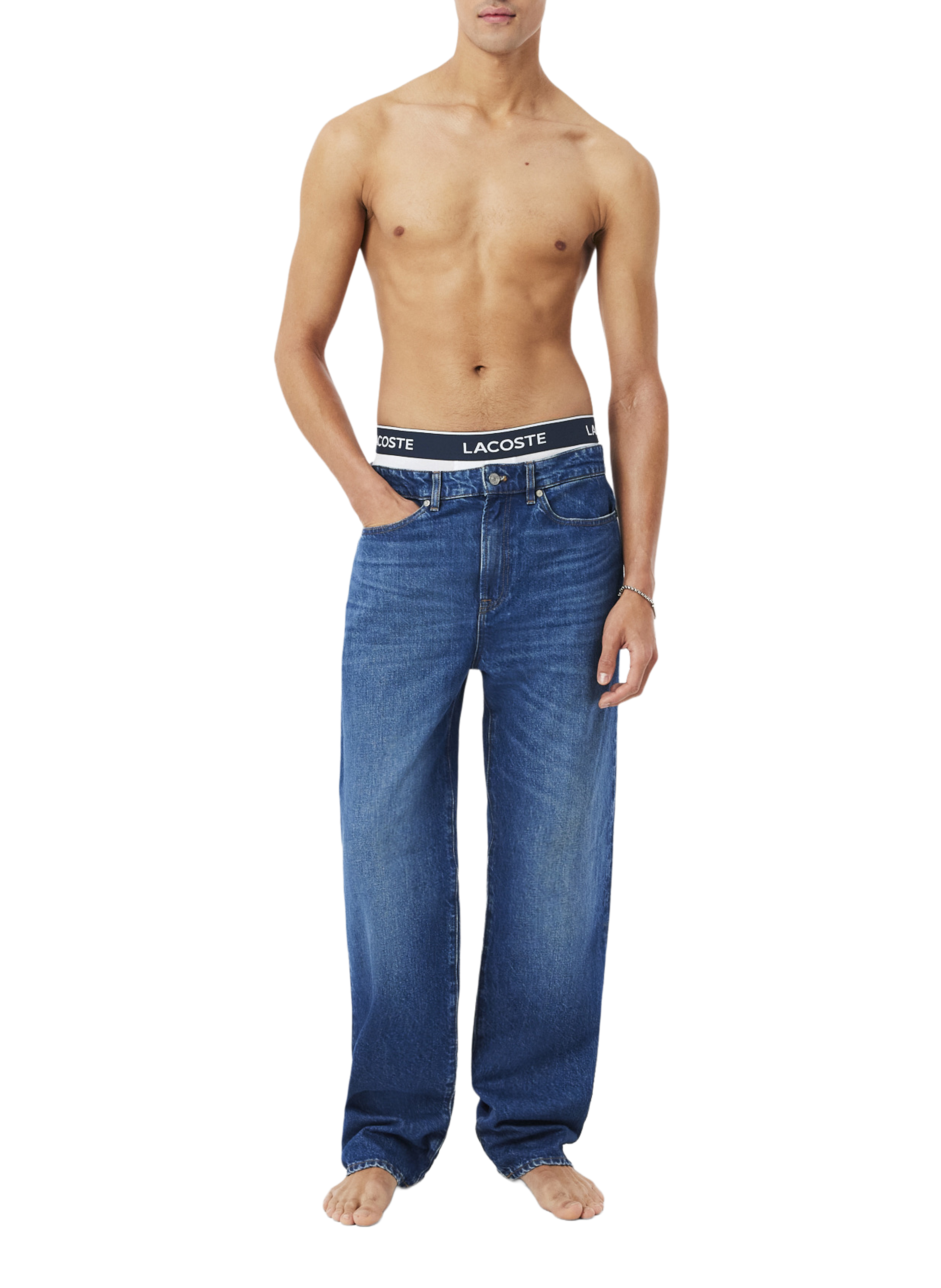 Set di 3 boxer in cotone misto LACOSTE Multicolore