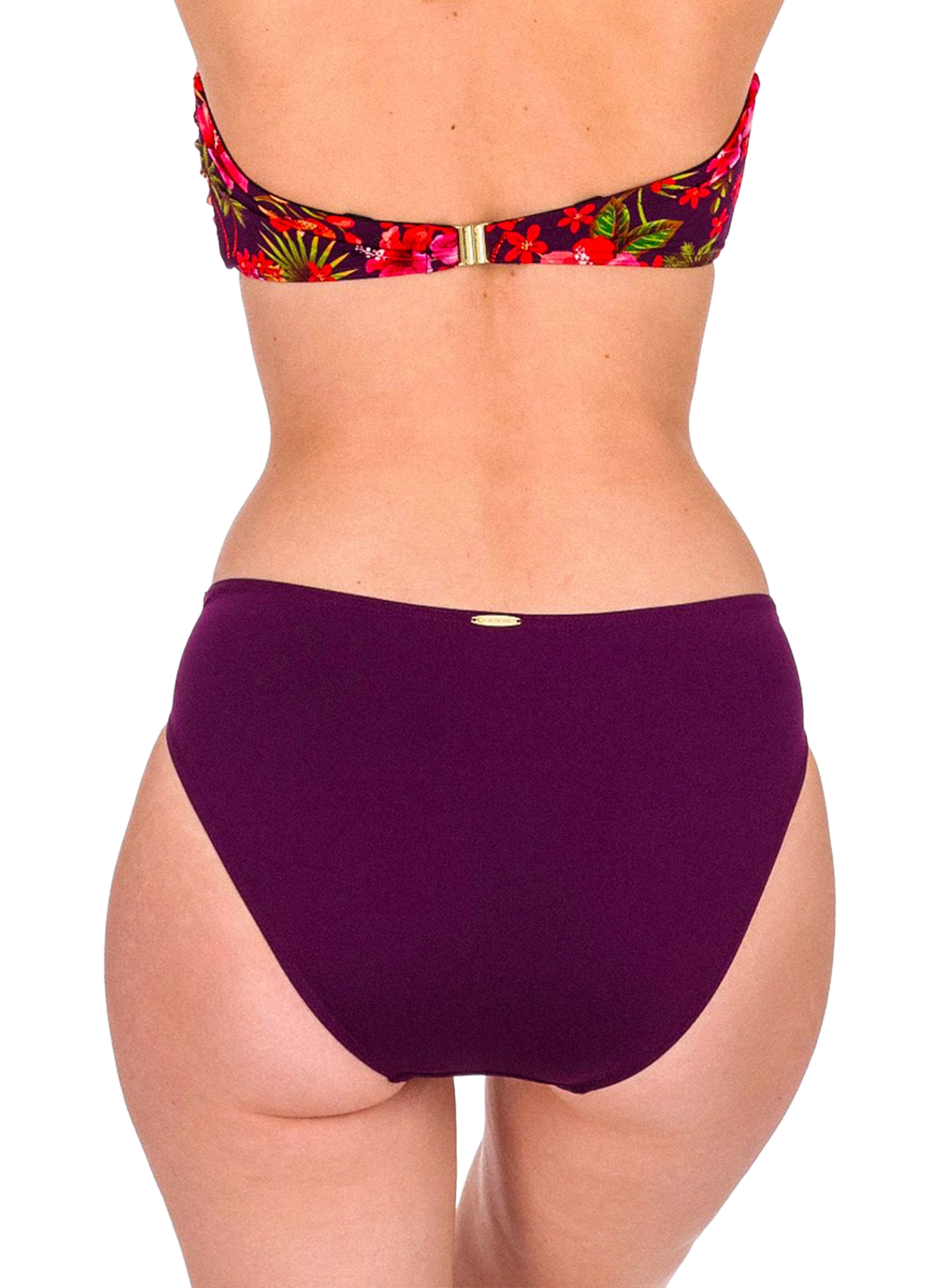 Bas de maillot de bain à fleurs GRAIN DE SABLE Multicolore