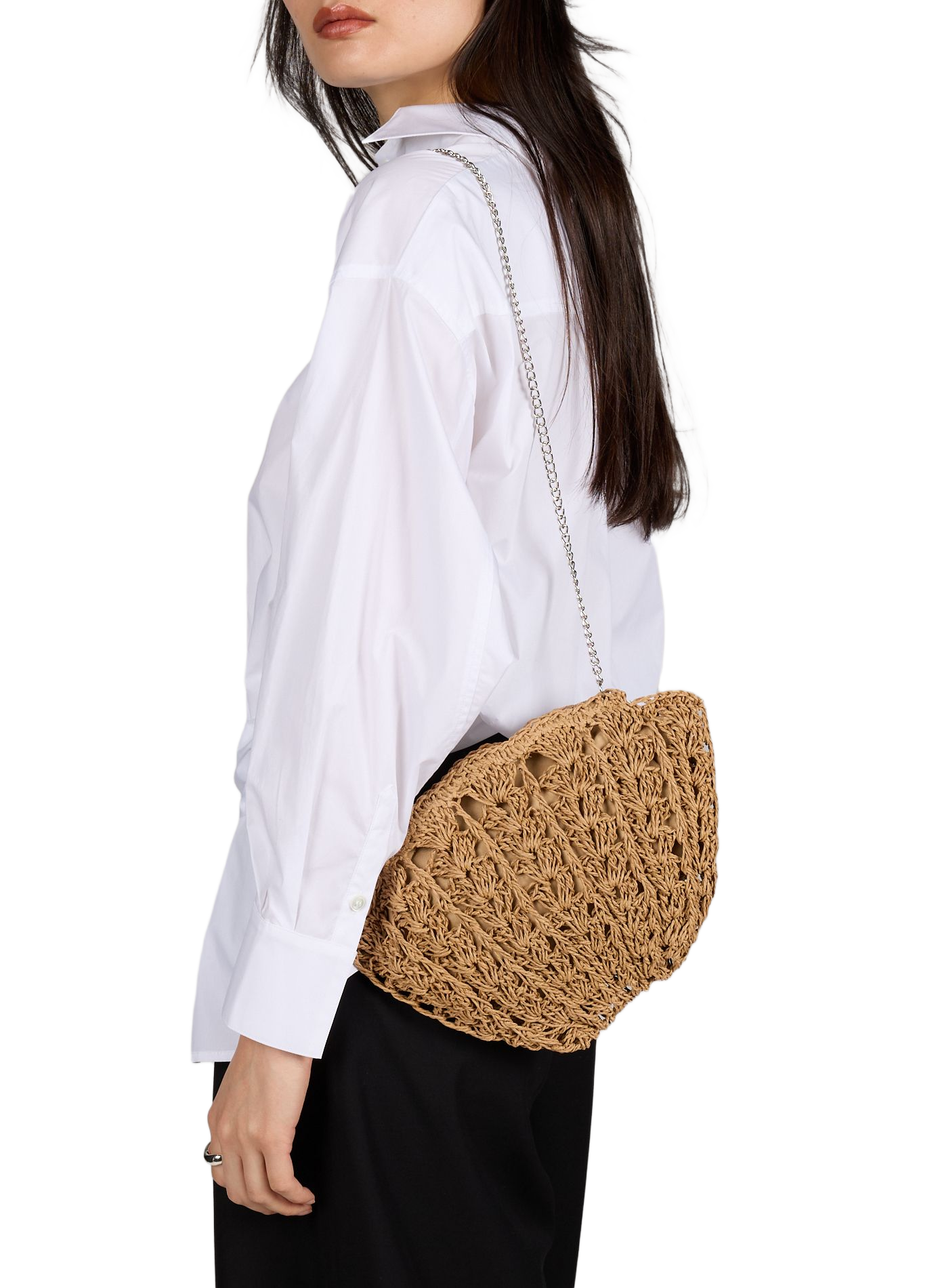 Shell crossbody bag AU PRINTEMPS PARIS Beige